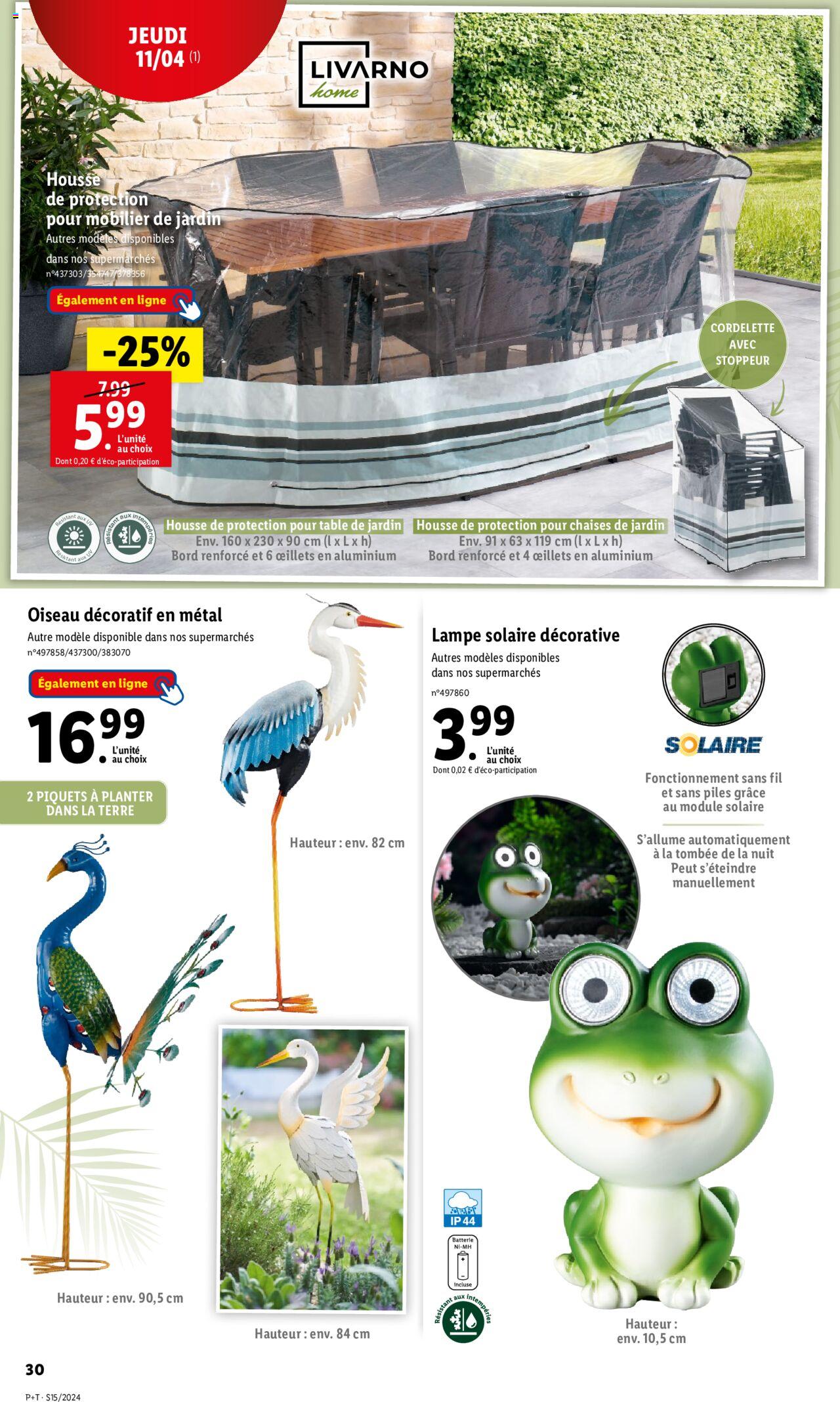 Catalogue Lidl 10 – 16 Avril 2024 Page 30
