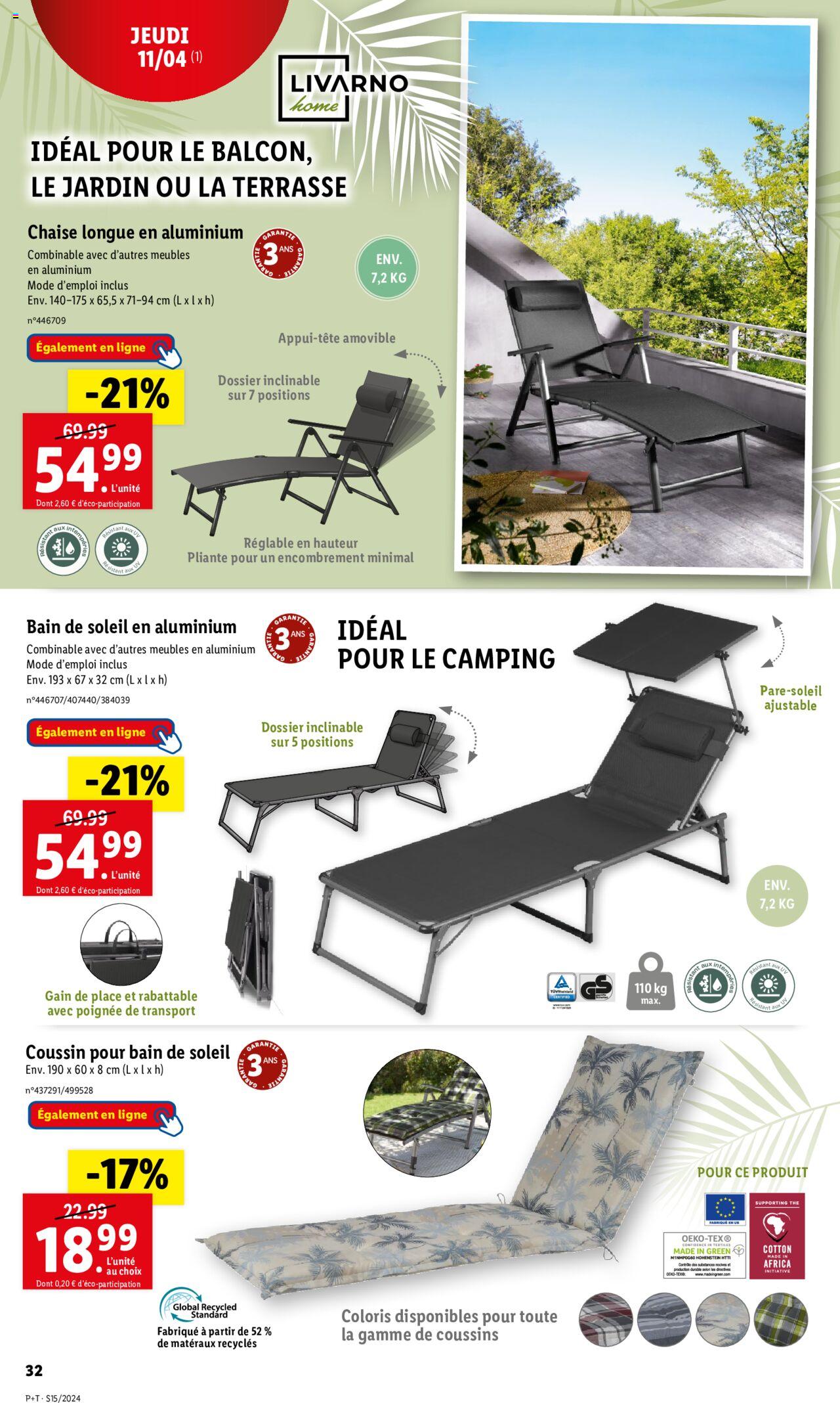 Catalogue Lidl 10 – 16 Avril 2024 Page 32