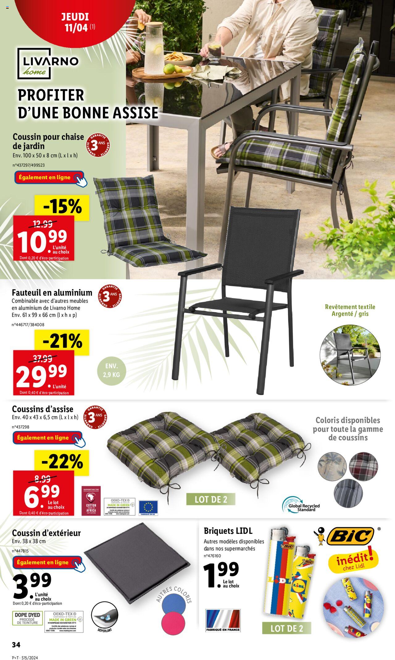 Catalogue Lidl 10 – 16 Avril 2024 Page 34