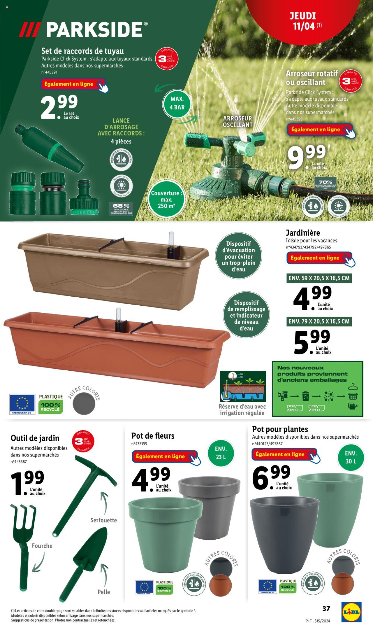 Catalogue Lidl 10 – 16 Avril 2024 Page 37