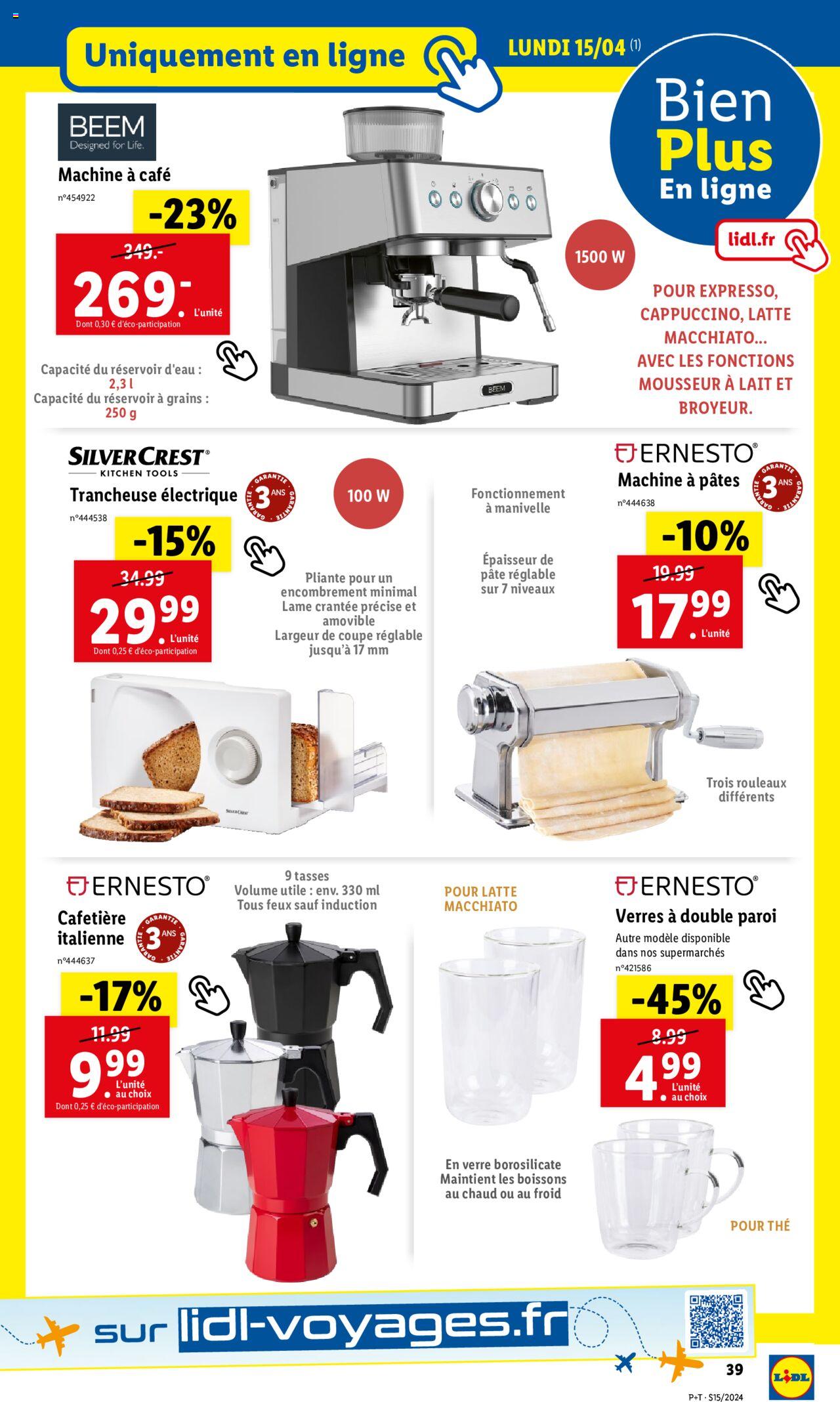 Catalogue Lidl 10 – 16 Avril 2024 Page 39