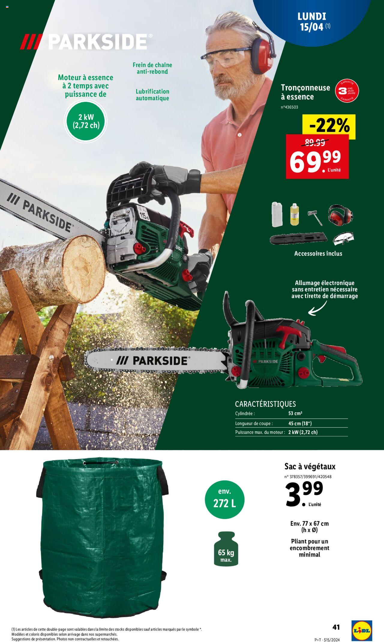Catalogue Lidl 10 – 16 Avril 2024 Page 41