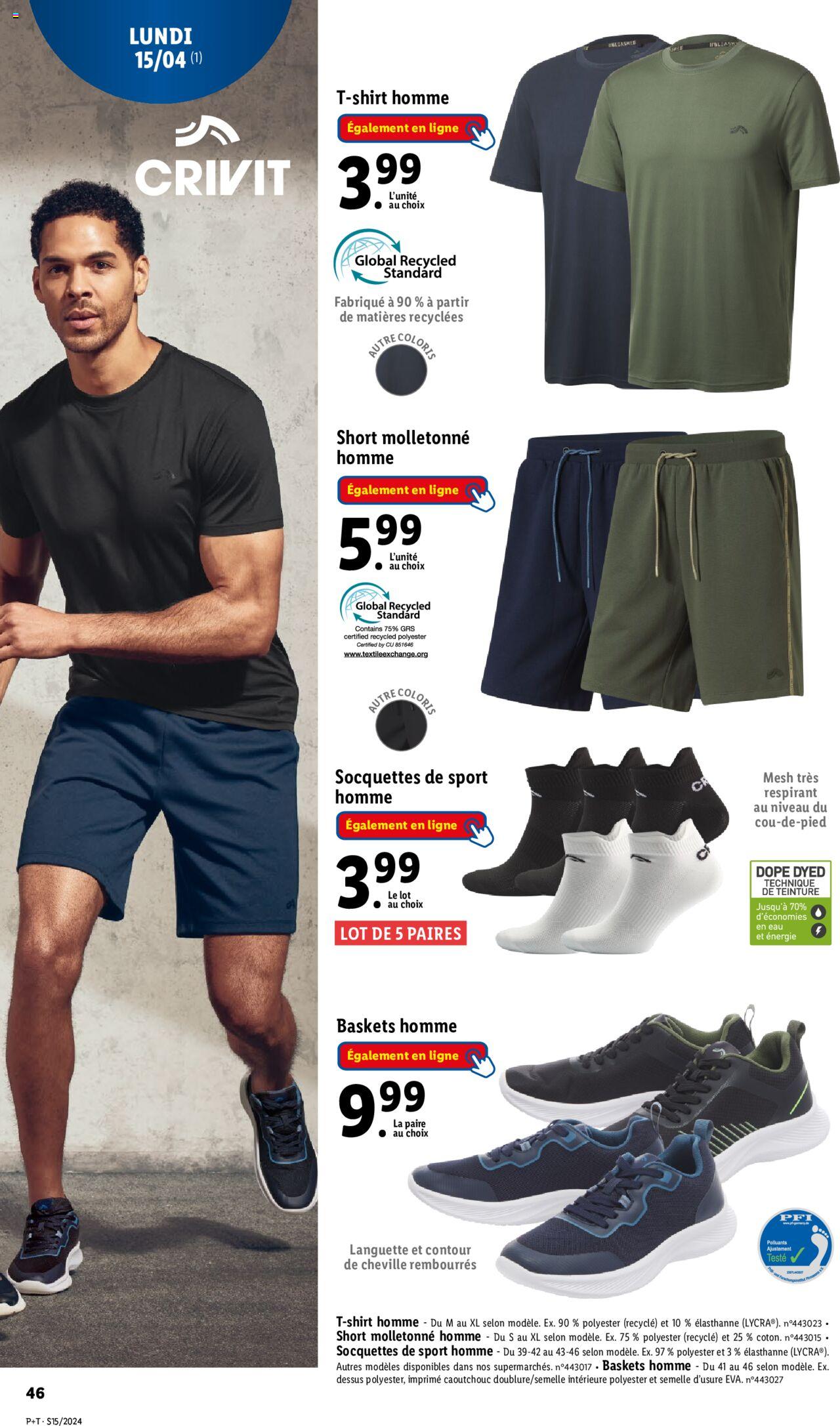 Catalogue Lidl 10 – 16 Avril 2024 Page 46