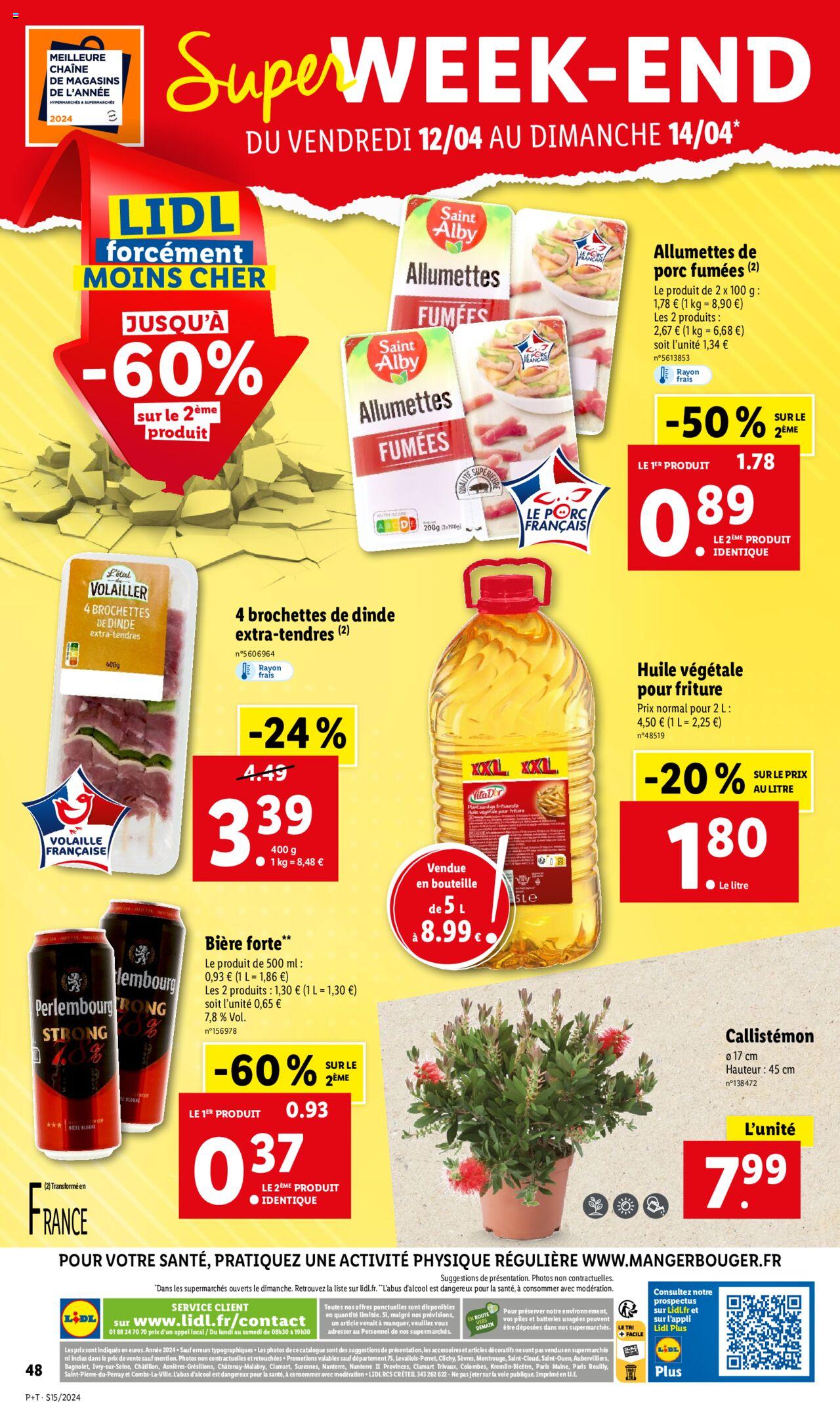 Catalogue Lidl 10 – 16 Avril 2024 Page 48
