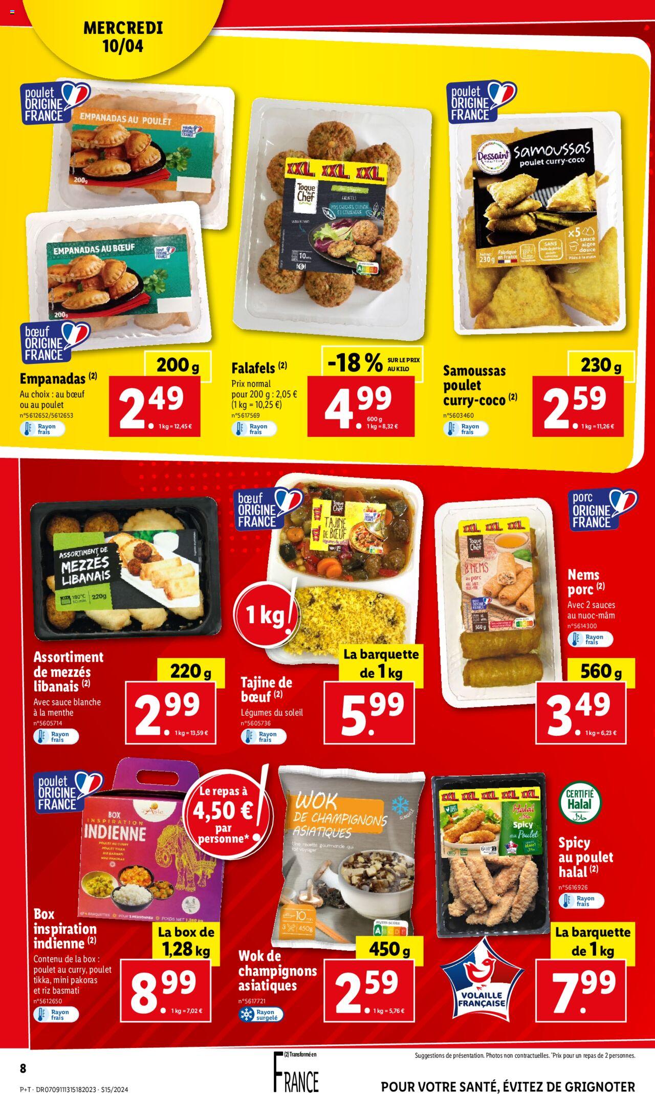 Catalogue Lidl 10 – 16 Avril 2024 Page 8