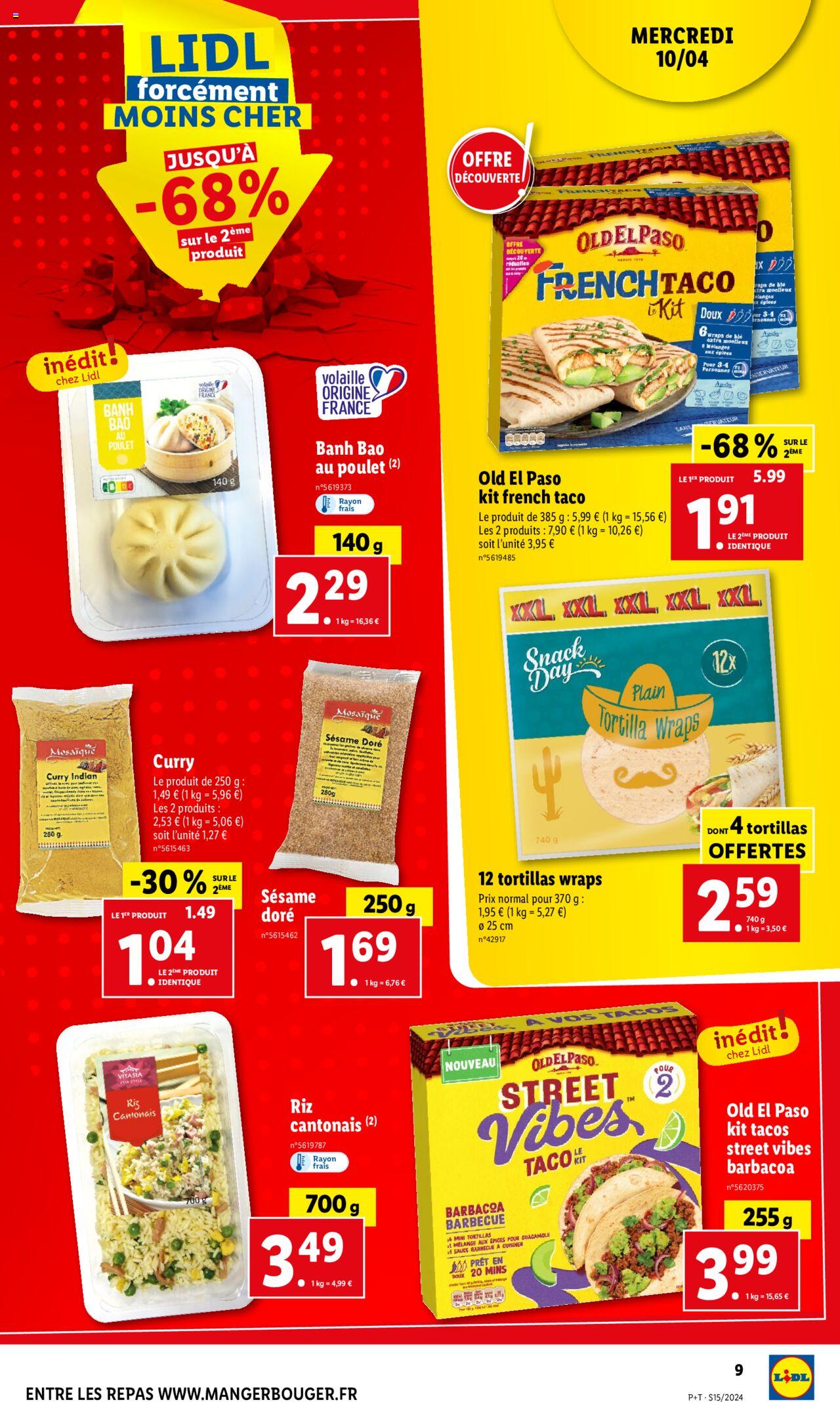 Catalogue Lidl 10 – 16 Avril 2024 Page 9