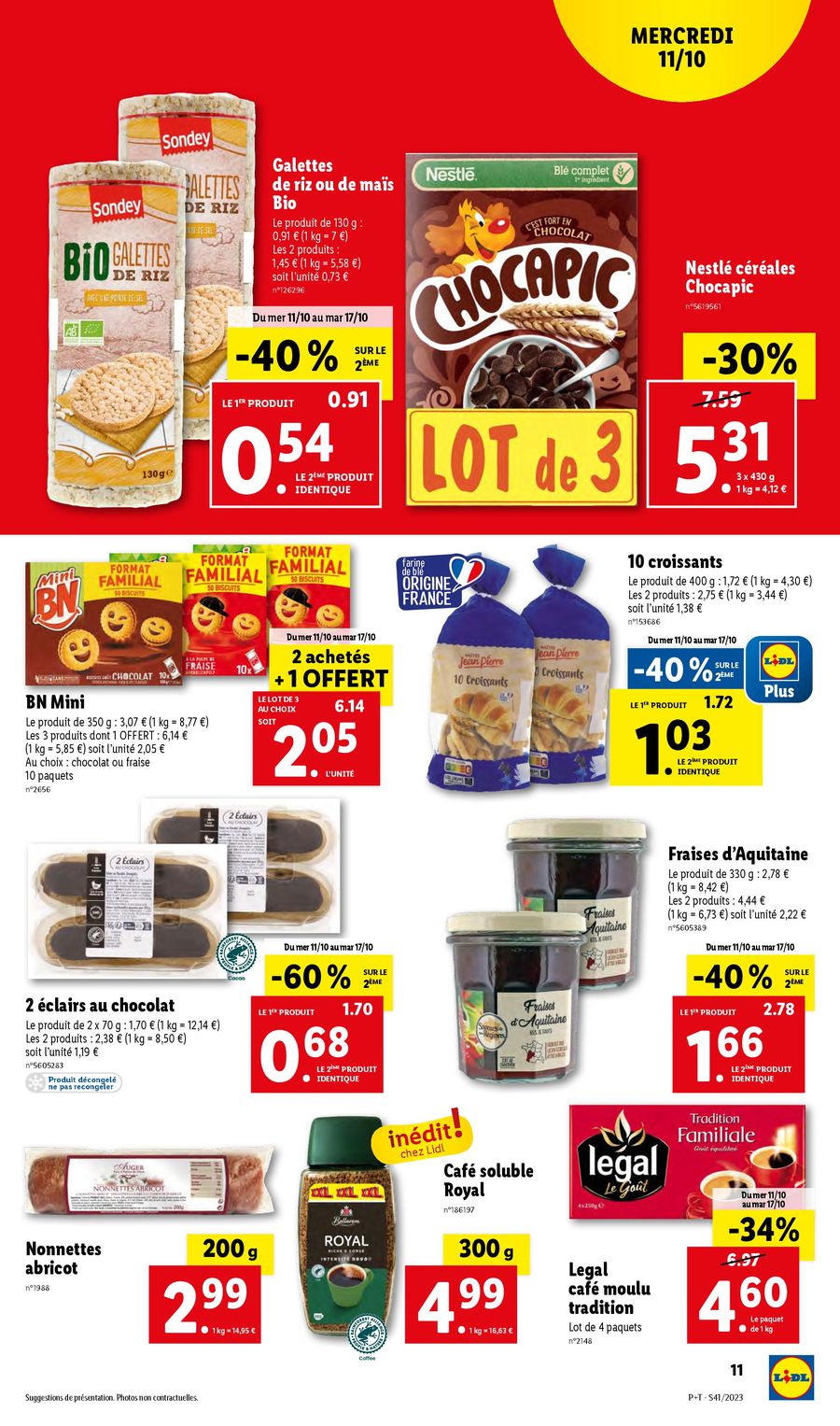 Catalogue Lidl 11 – 17 Octobre 2023 Page 11