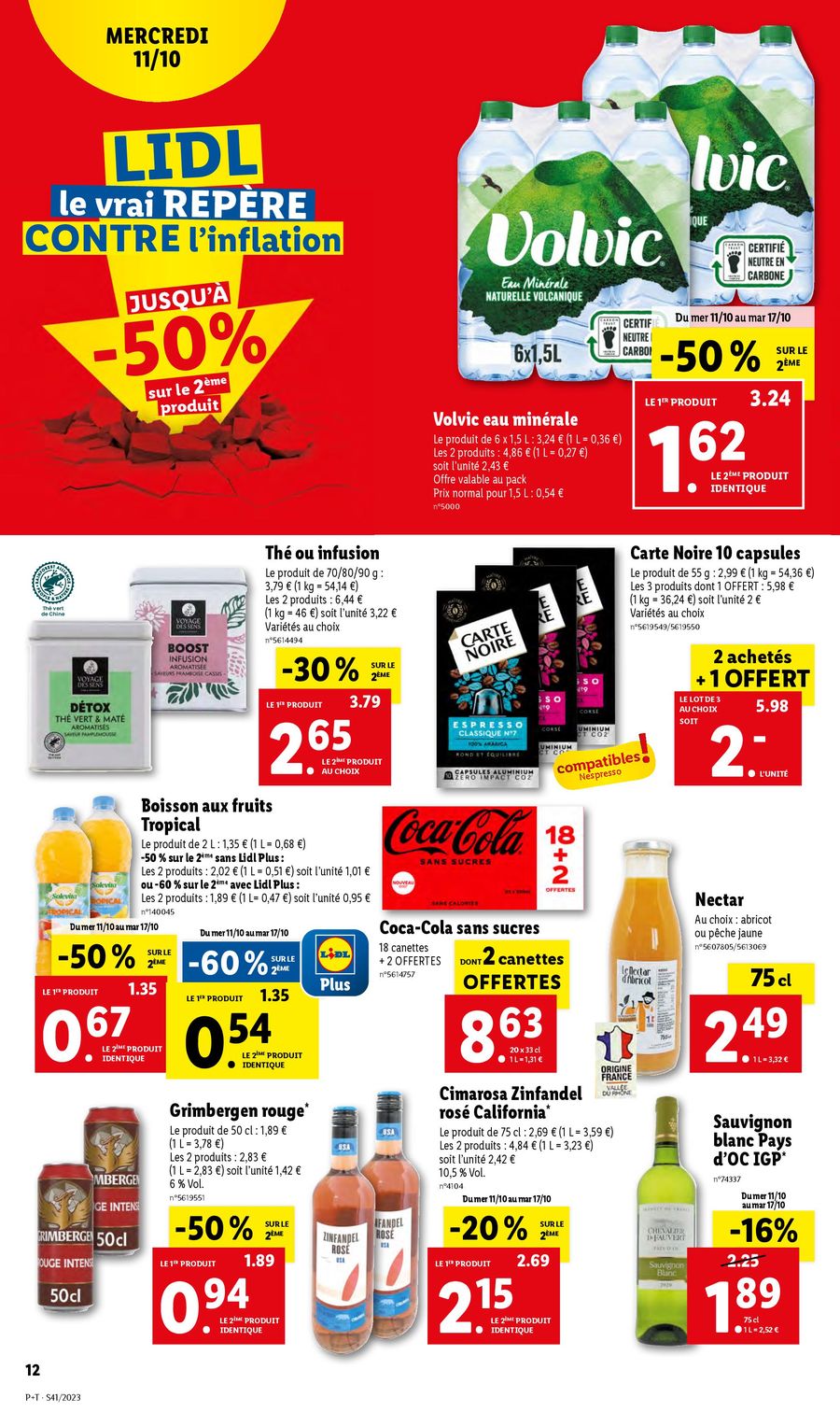 Catalogue Lidl 11 – 17 Octobre 2023 Page 12