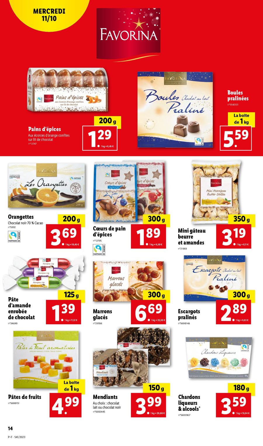 Catalogue Lidl 11 – 17 Octobre 2023 Page 14