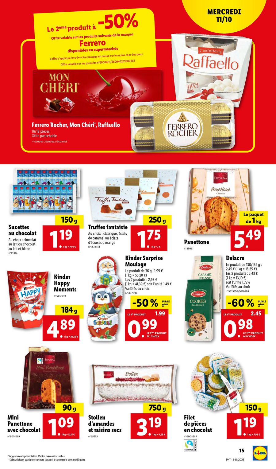 Catalogue Lidl 11 – 17 Octobre 2023 Page 15