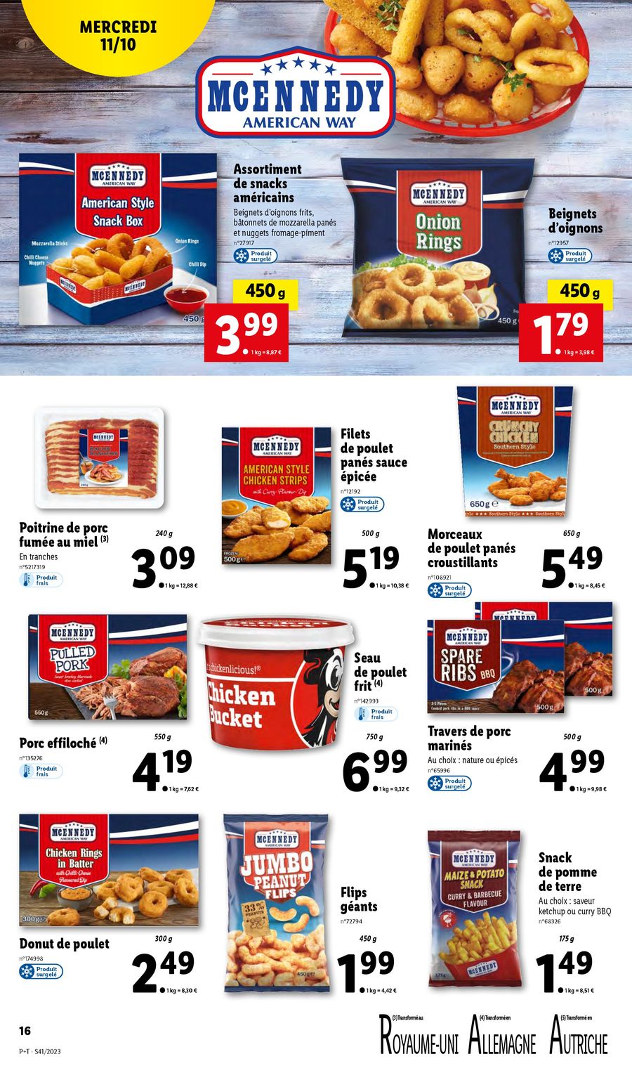 Catalogue Lidl 11 – 17 Octobre 2023 Page 16