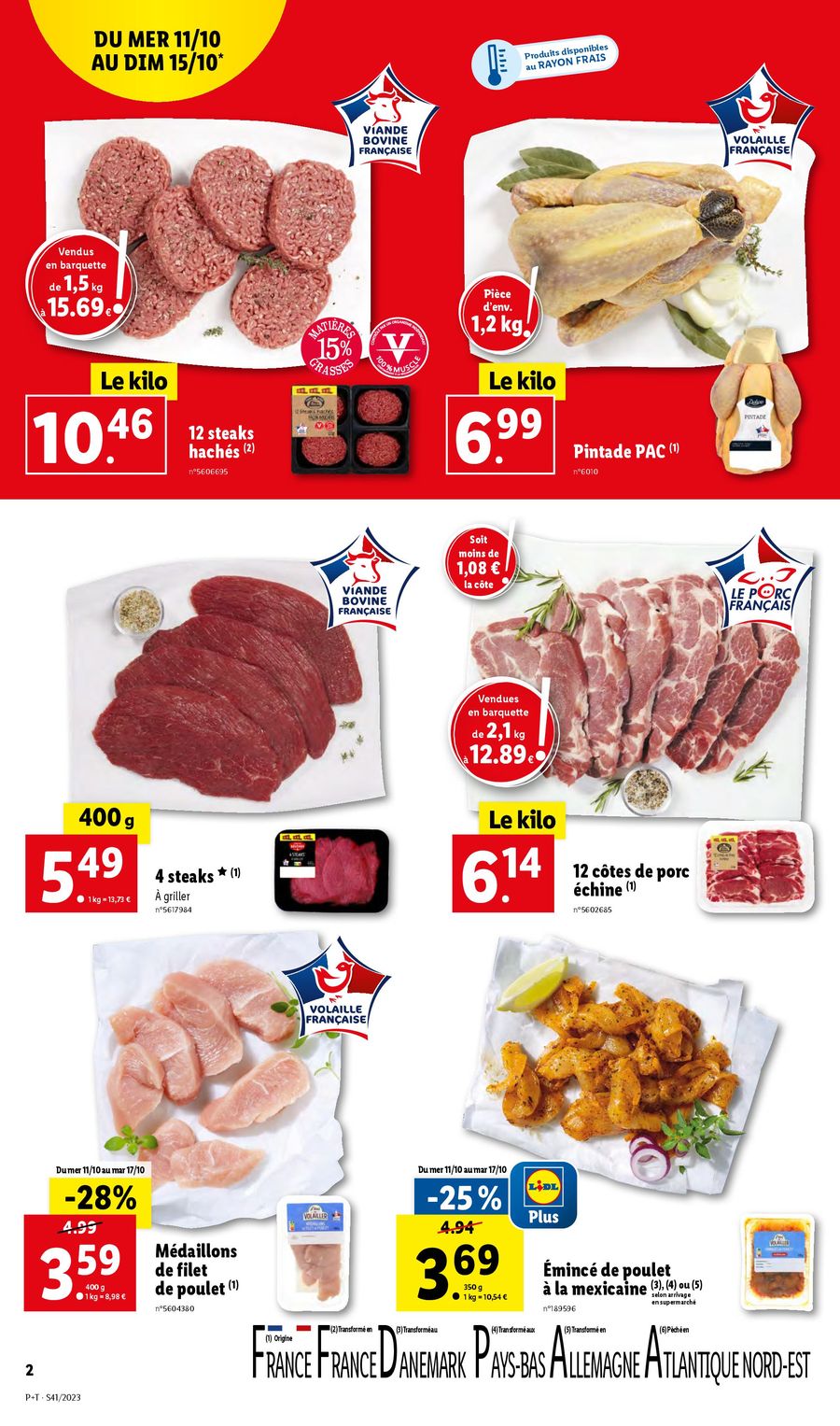 Catalogue Lidl 11 – 17 Octobre 2023 Page 2