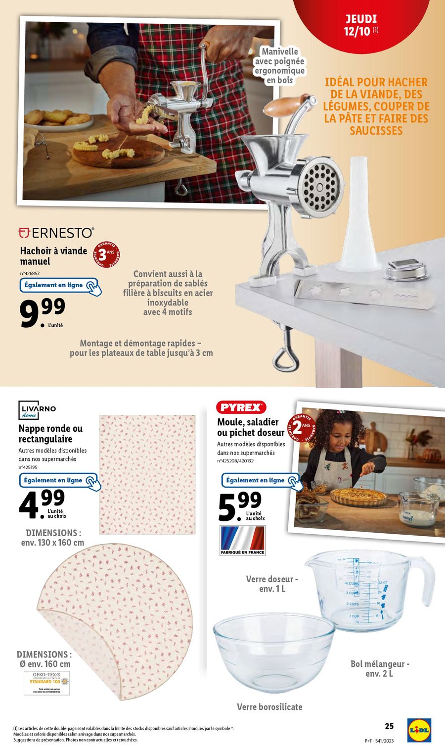 Catalogue Lidl 11 – 17 Octobre 2023 Page 25