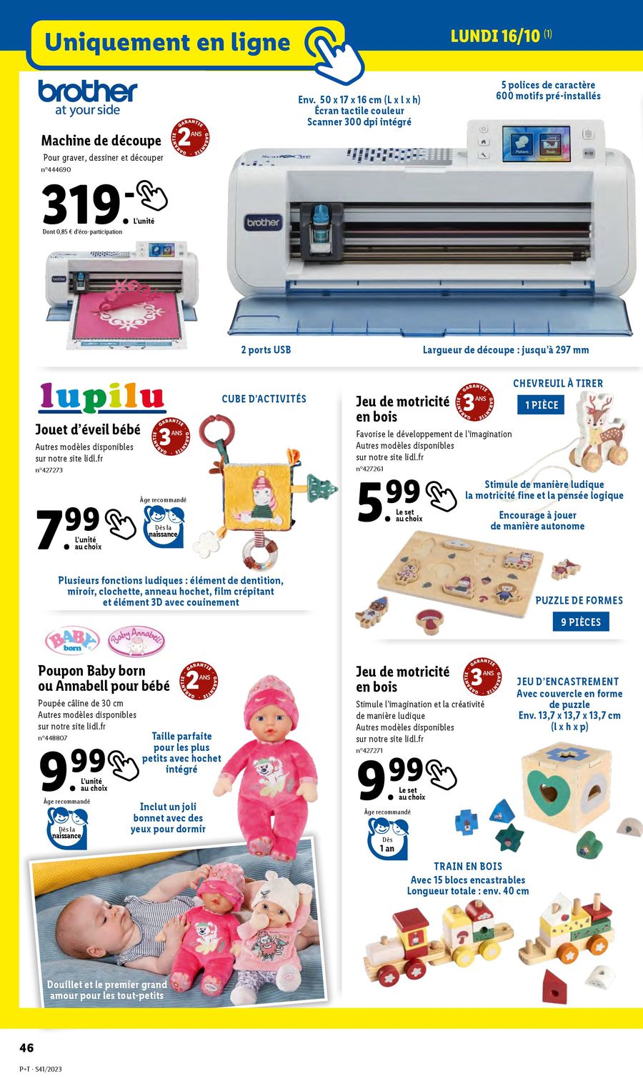 Catalogue Lidl 11 – 17 Octobre 2023 Page 46
