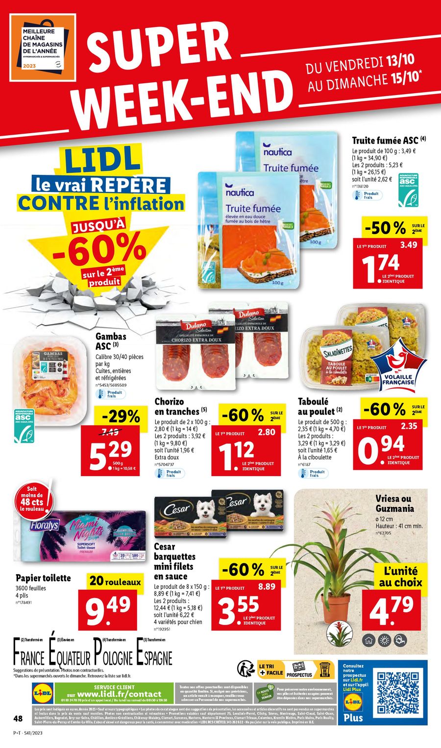 Catalogue Lidl 11 – 17 Octobre 2023 Page 48