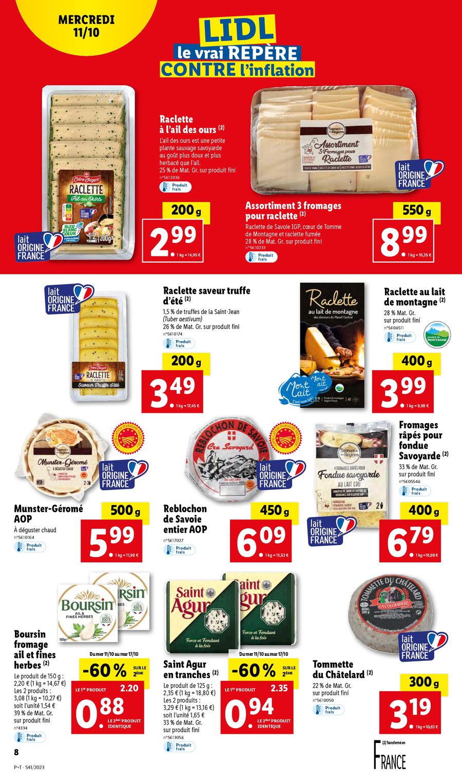Catalogue Lidl 11 – 17 Octobre 2023 Page 8