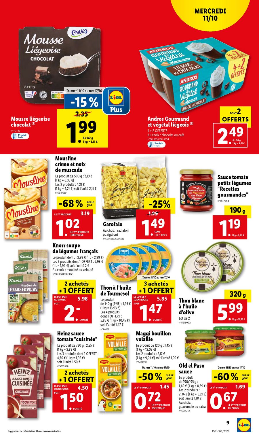 Catalogue Lidl 11 – 17 Octobre 2023 Page 9