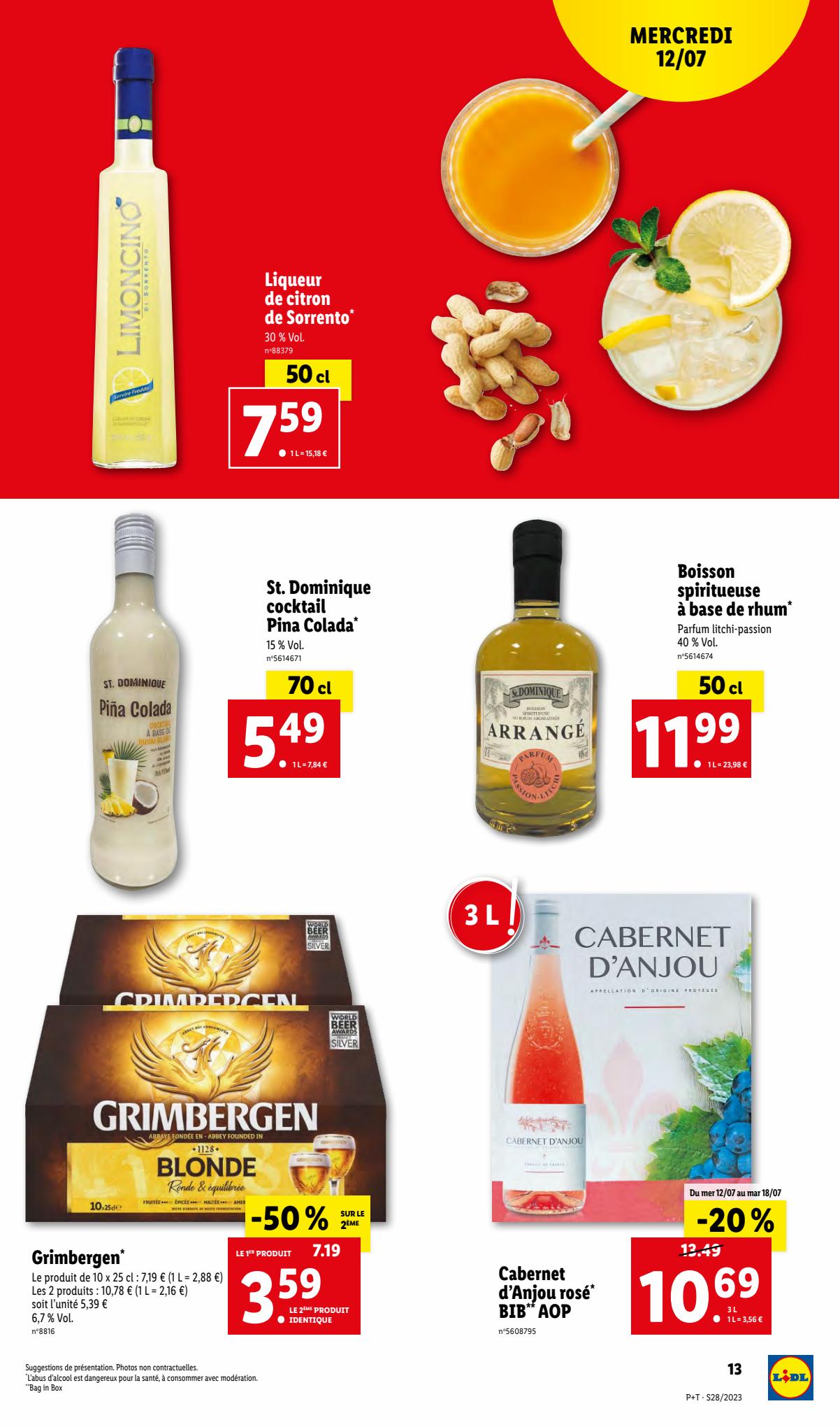 Catalogue Lidl 12 – 18 Juillet 2023 Page 13