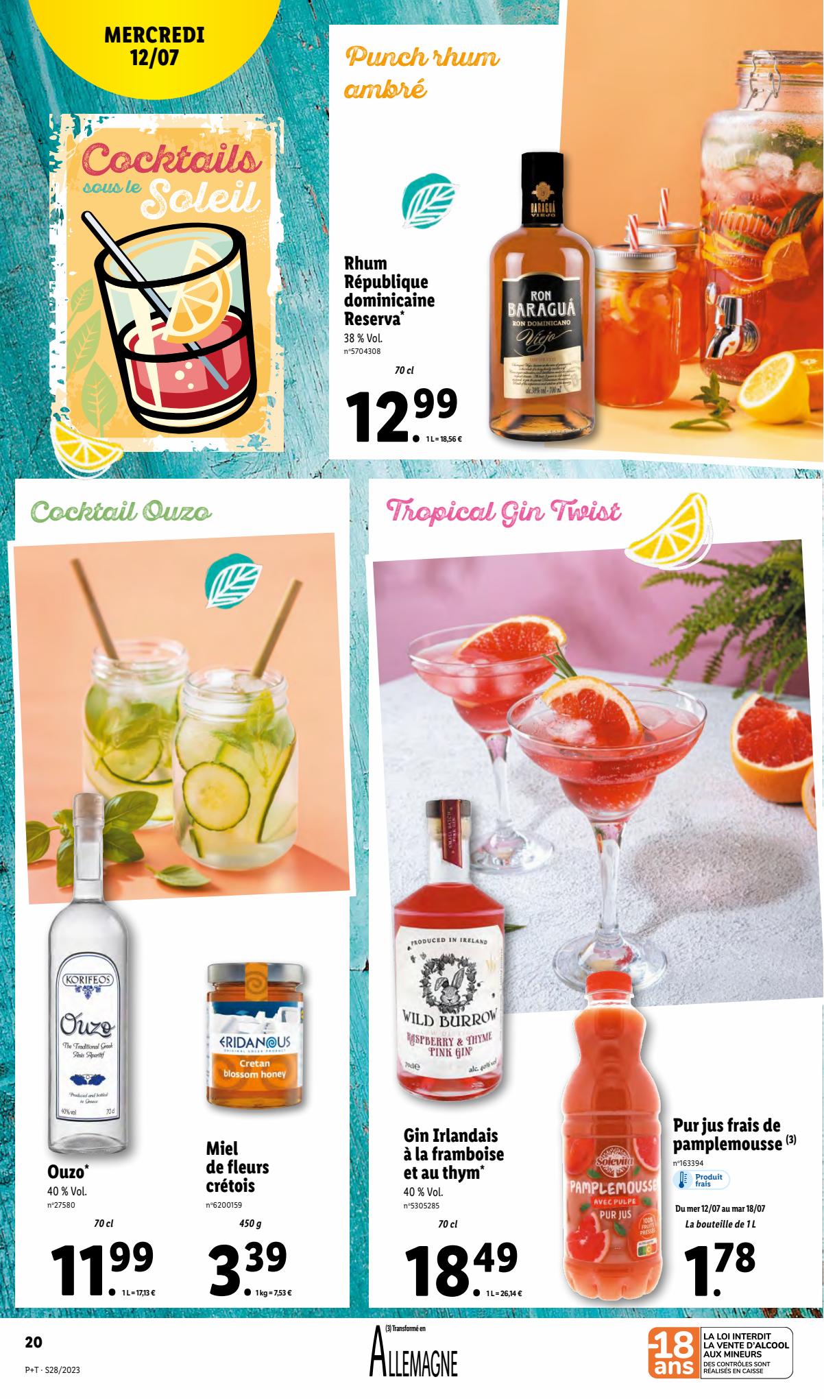 Catalogue Lidl 12 – 18 Juillet 2023 Page 22