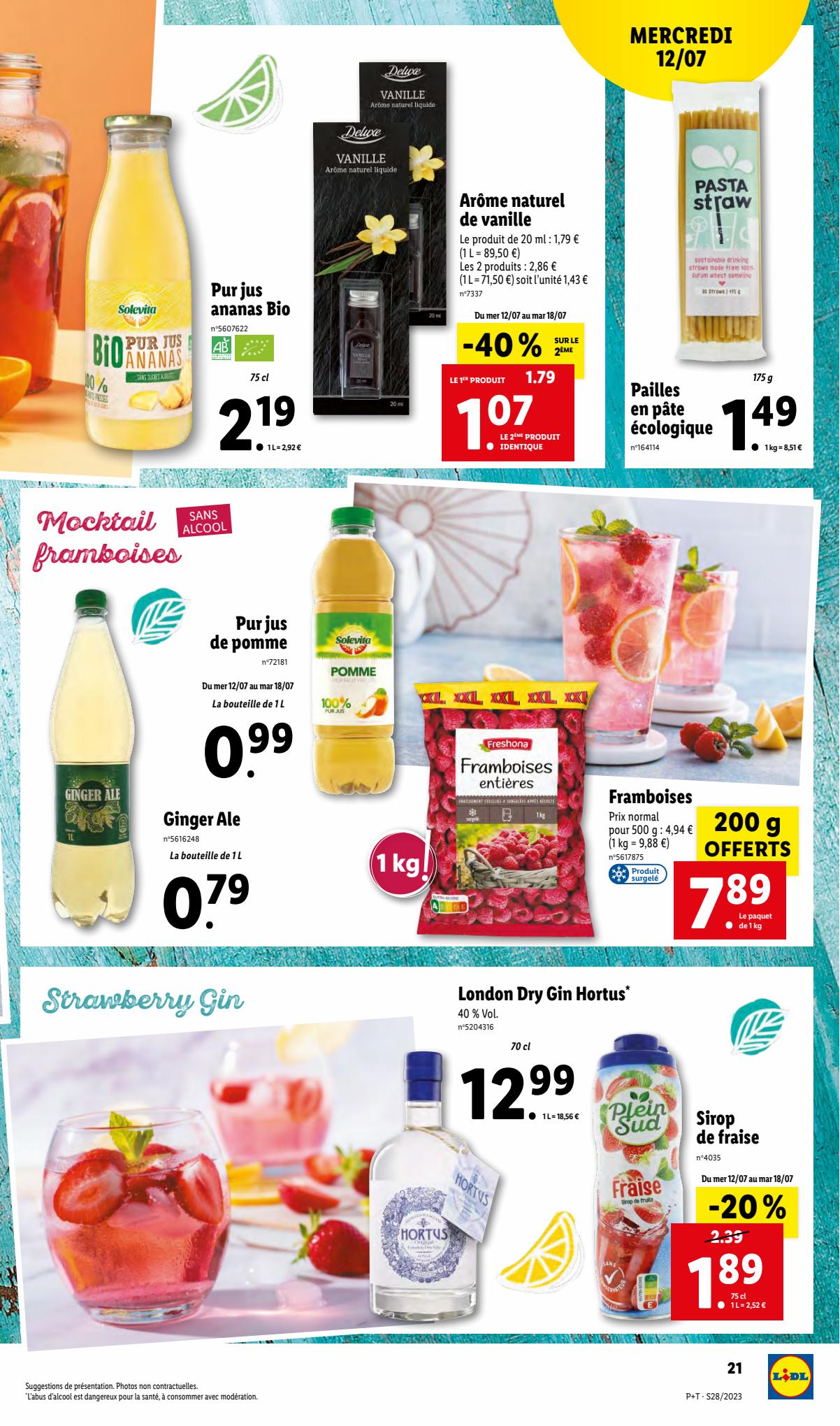 Catalogue Lidl 12 – 18 Juillet 2023 Page 23