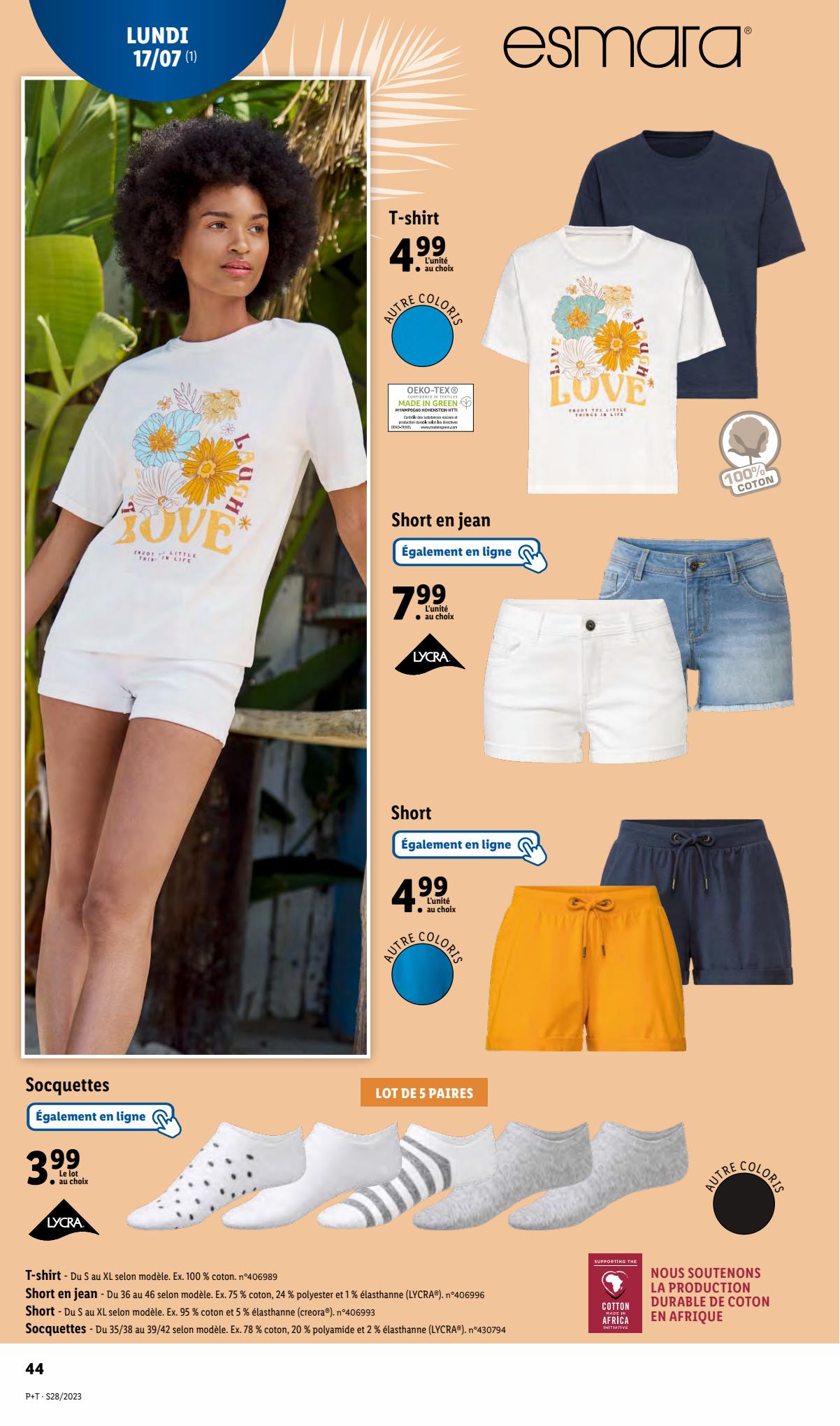 Catalogue Lidl 12 – 18 Juillet 2023 Page 46