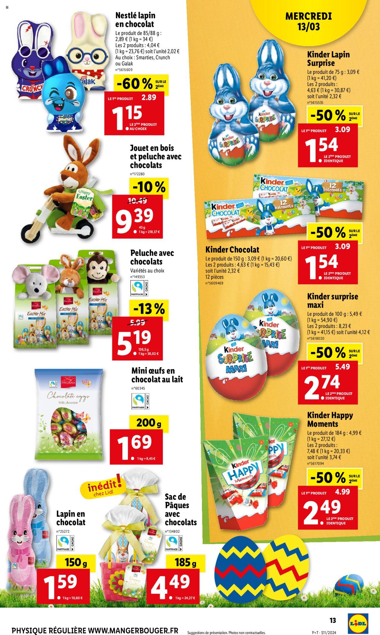 Catalogue Lidl 13 – 19 Mars 2024 Page 13