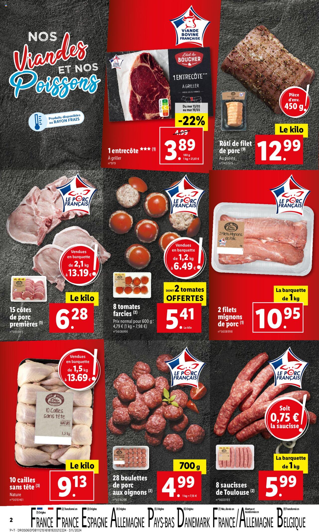 Catalogue Lidl 13 – 19 Mars 2024 Page 2