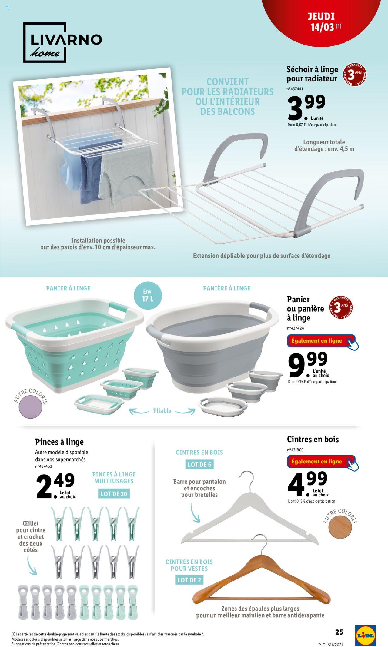 Catalogue Lidl 13 – 19 Mars 2024 Page 25