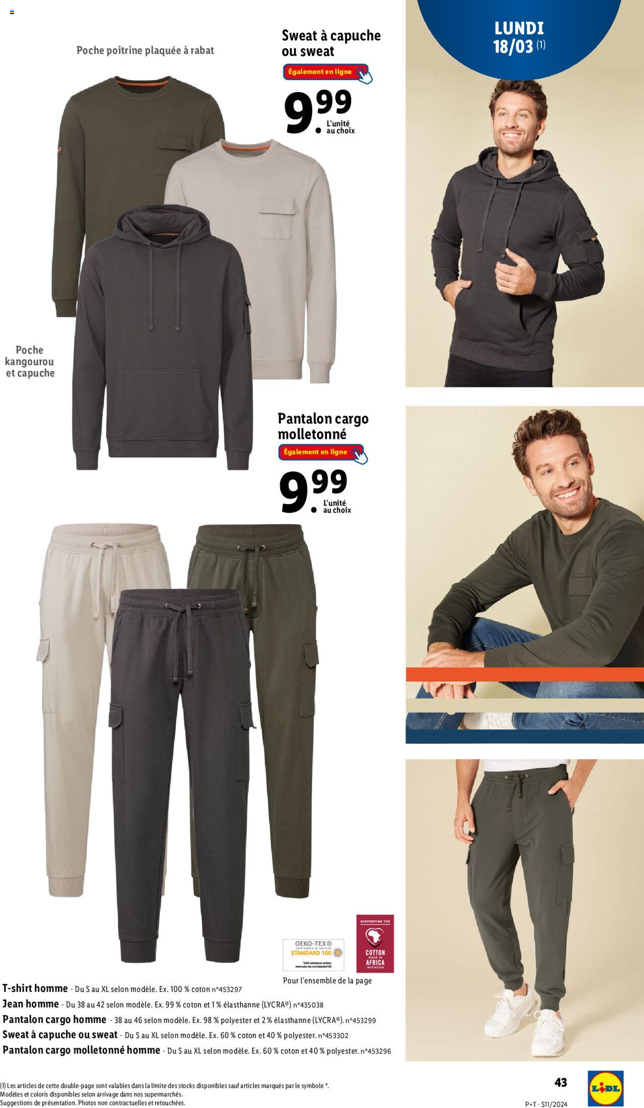 Catalogue Lidl 13 – 19 Mars 2024 Page 43