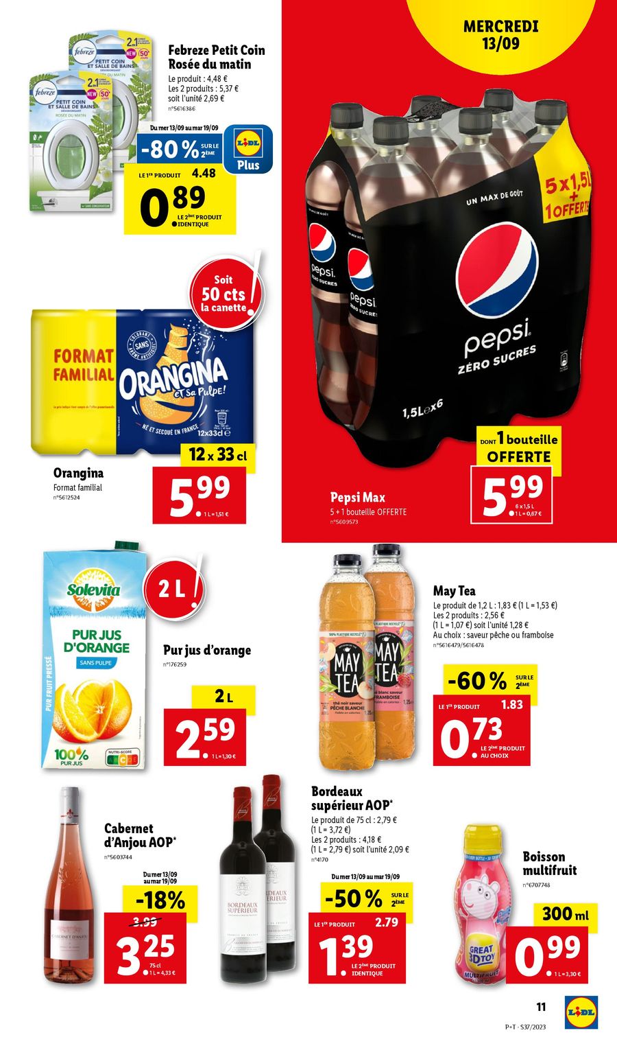 Catalogue Lidl 13 – 19 Septembre 2023 Page 11