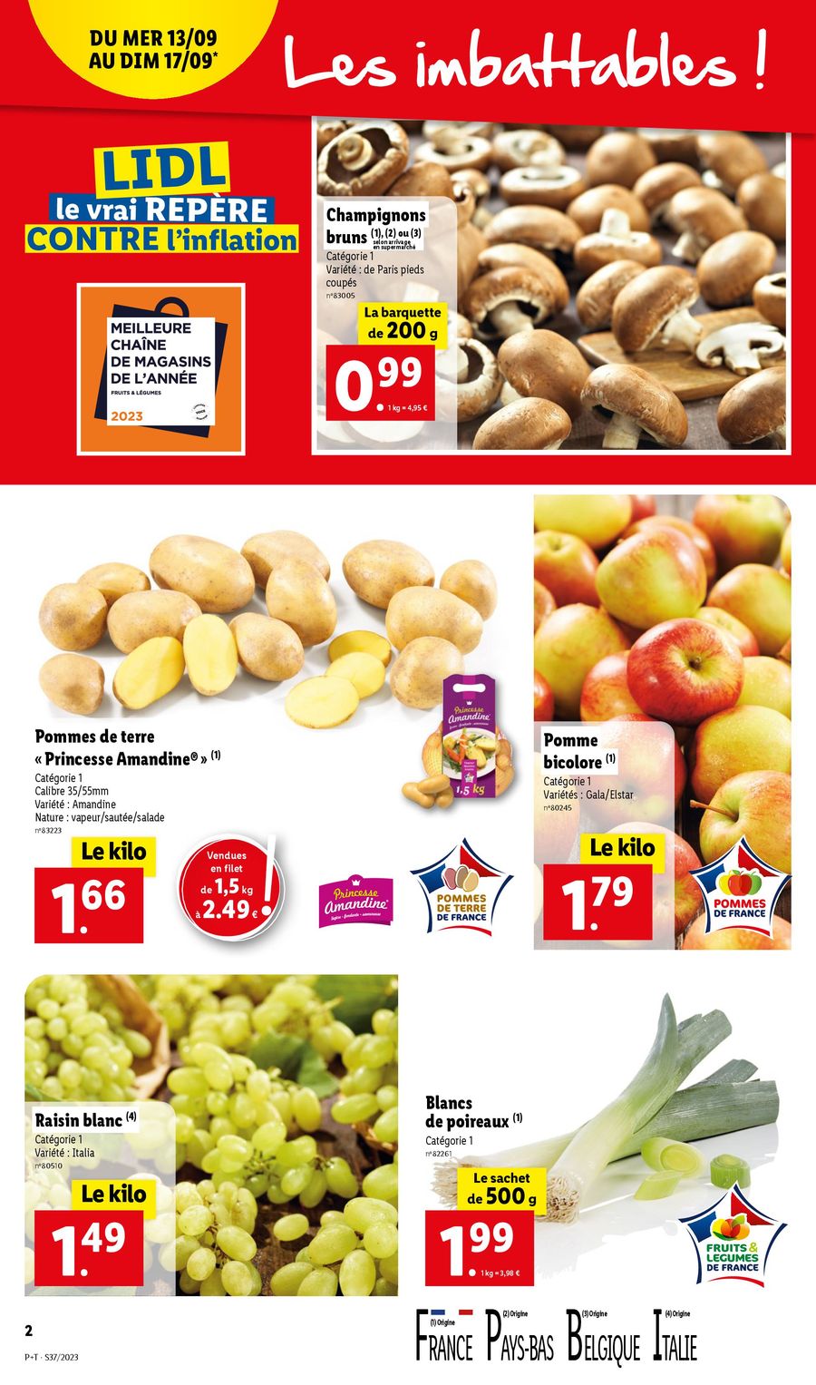 Catalogue Lidl 13 – 19 Septembre 2023 Page 2