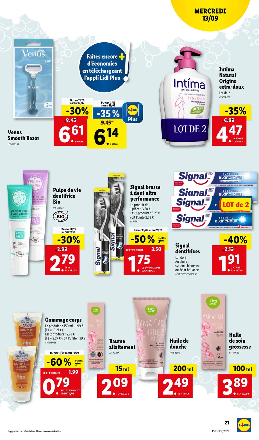Catalogue Lidl 13 – 19 Septembre 2023 Page 25
