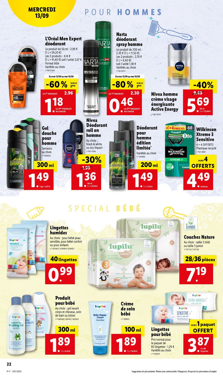 Catalogue Lidl 13 – 19 Septembre 2023 Page 26