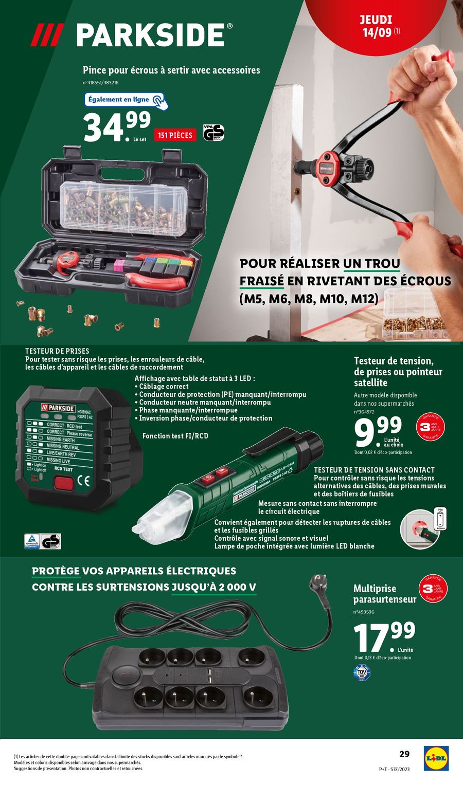 Catalogue Lidl 13 – 19 Septembre 2023 Page 33