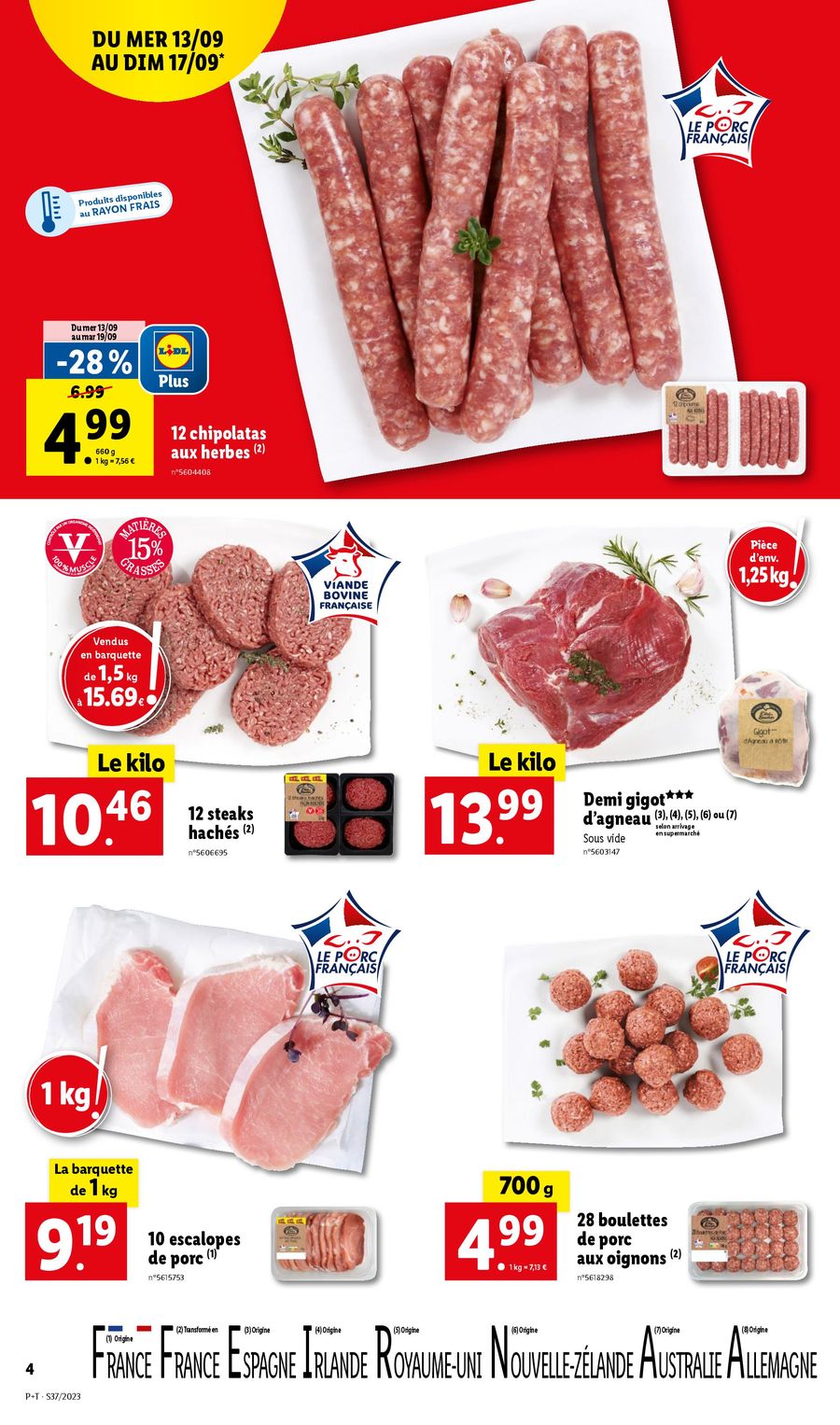 Catalogue Lidl 13 – 19 Septembre 2023 Page 4