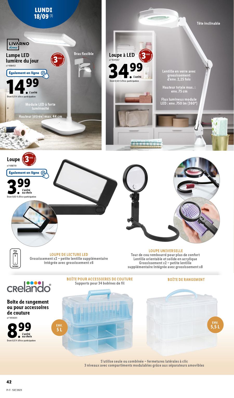 Catalogue Lidl 13 – 19 Septembre 2023 Page 46