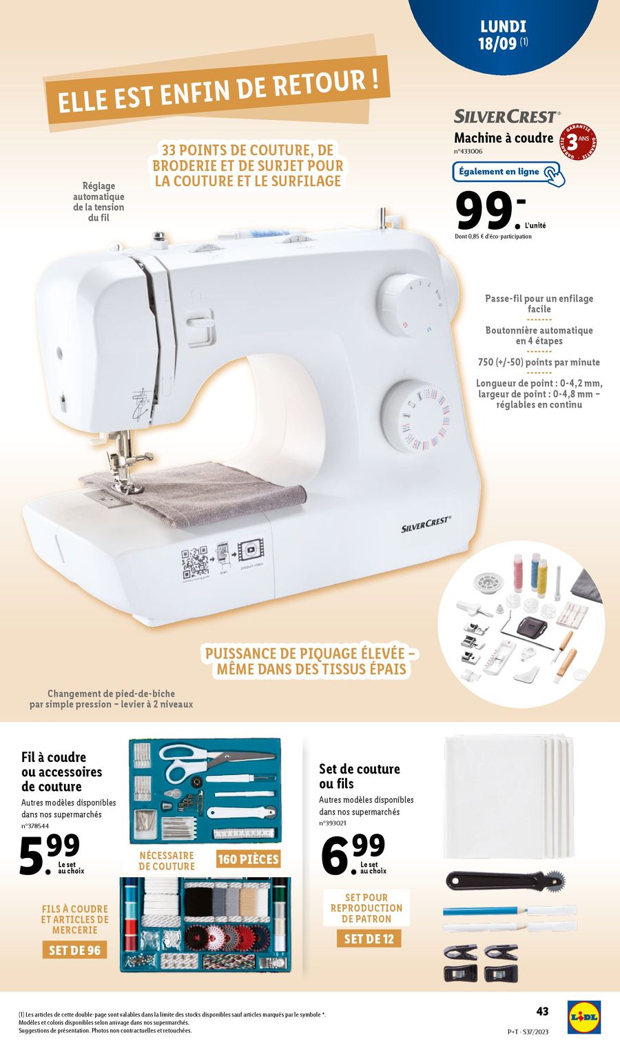 Catalogue Lidl 13 – 19 Septembre 2023 Page 47