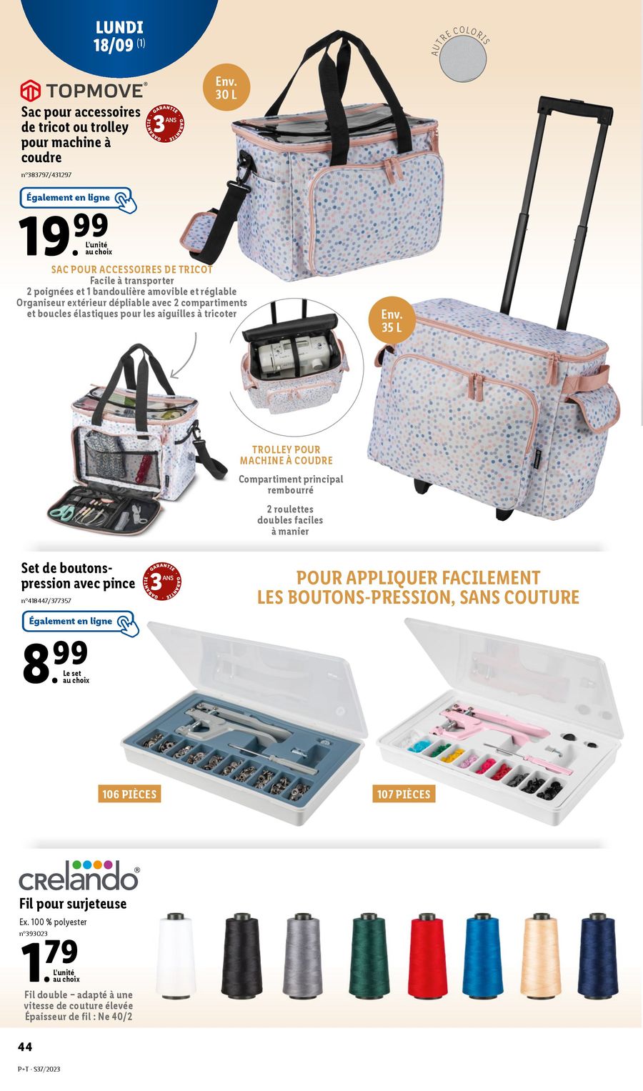 Catalogue Lidl 13 – 19 Septembre 2023 Page 48