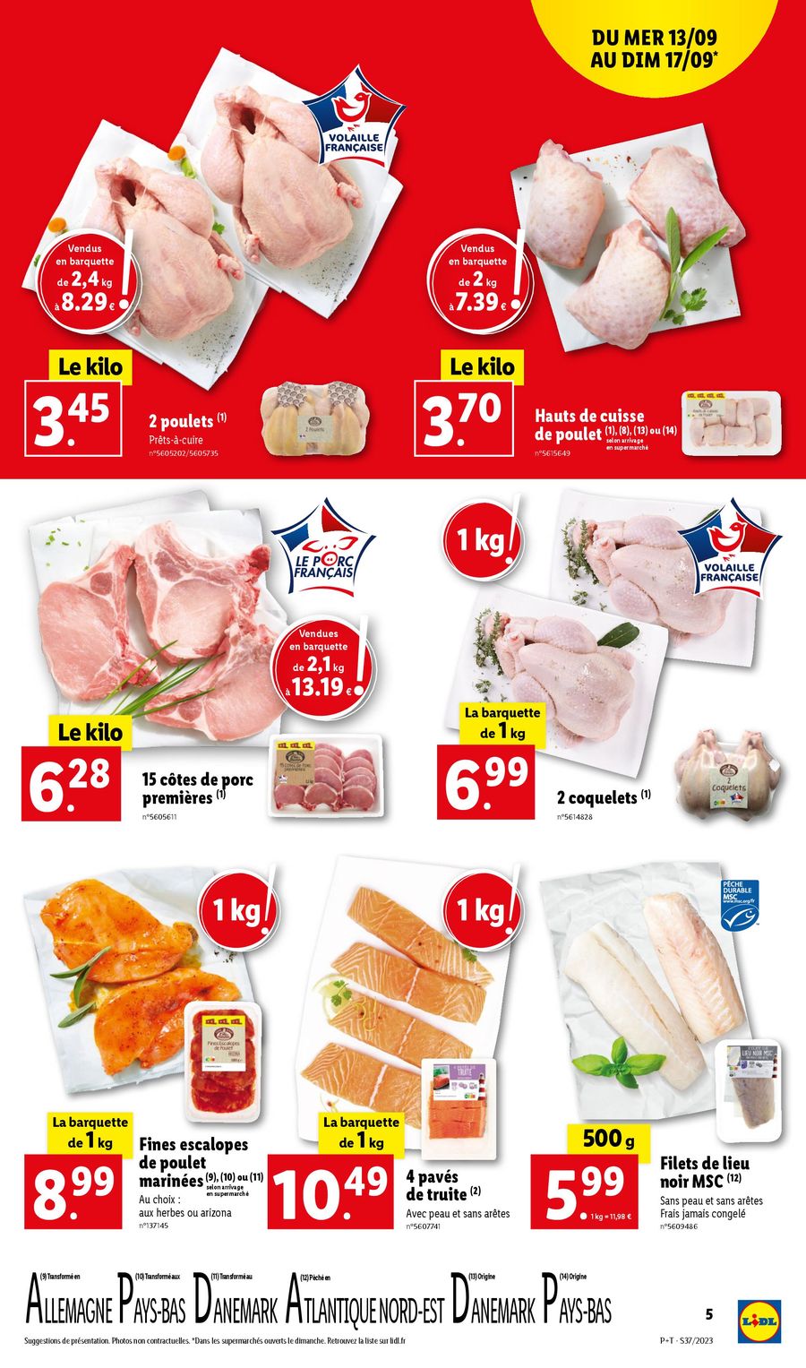 Catalogue Lidl 13 – 19 Septembre 2023 Page 5