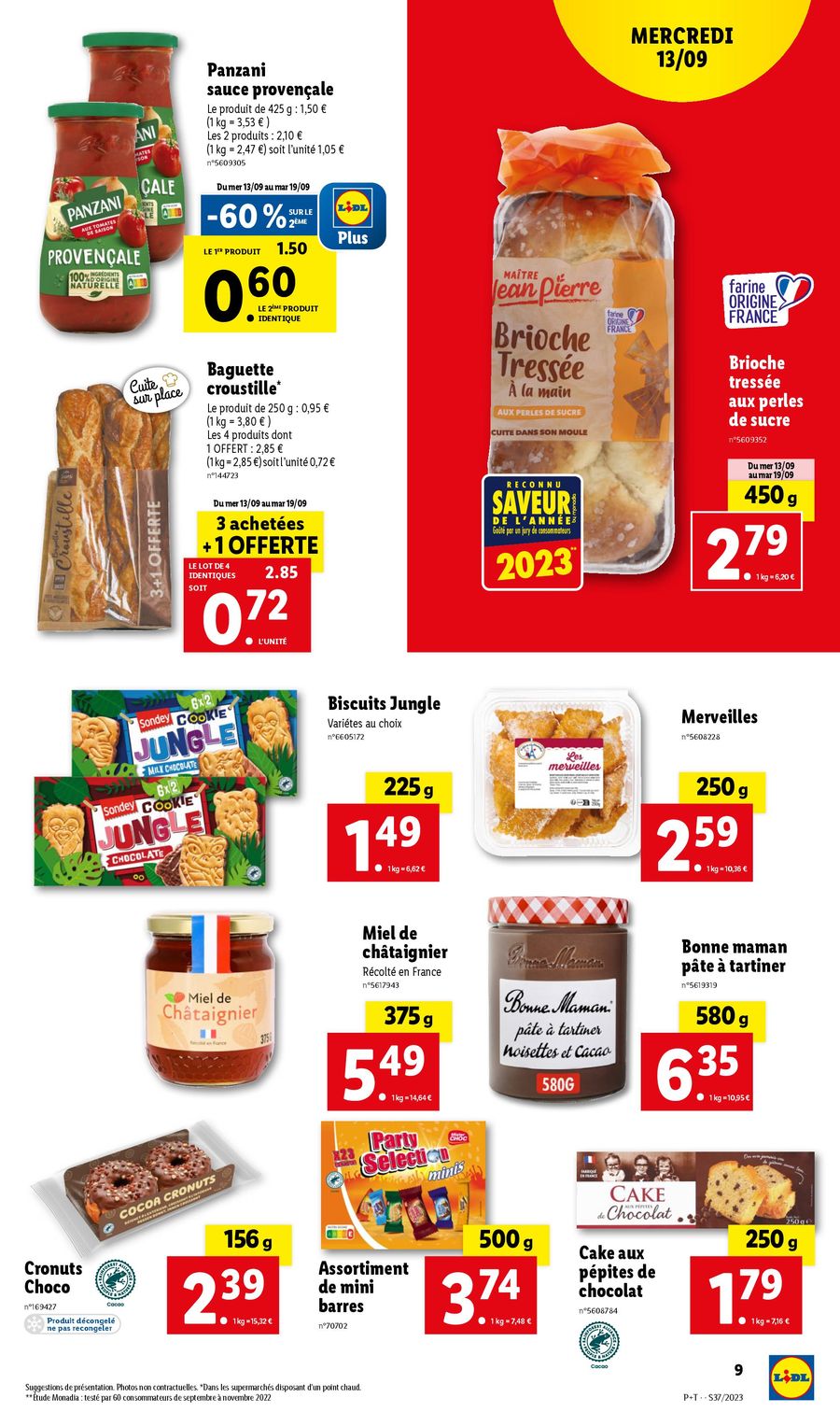 Catalogue Lidl 13 – 19 Septembre 2023 Page 9