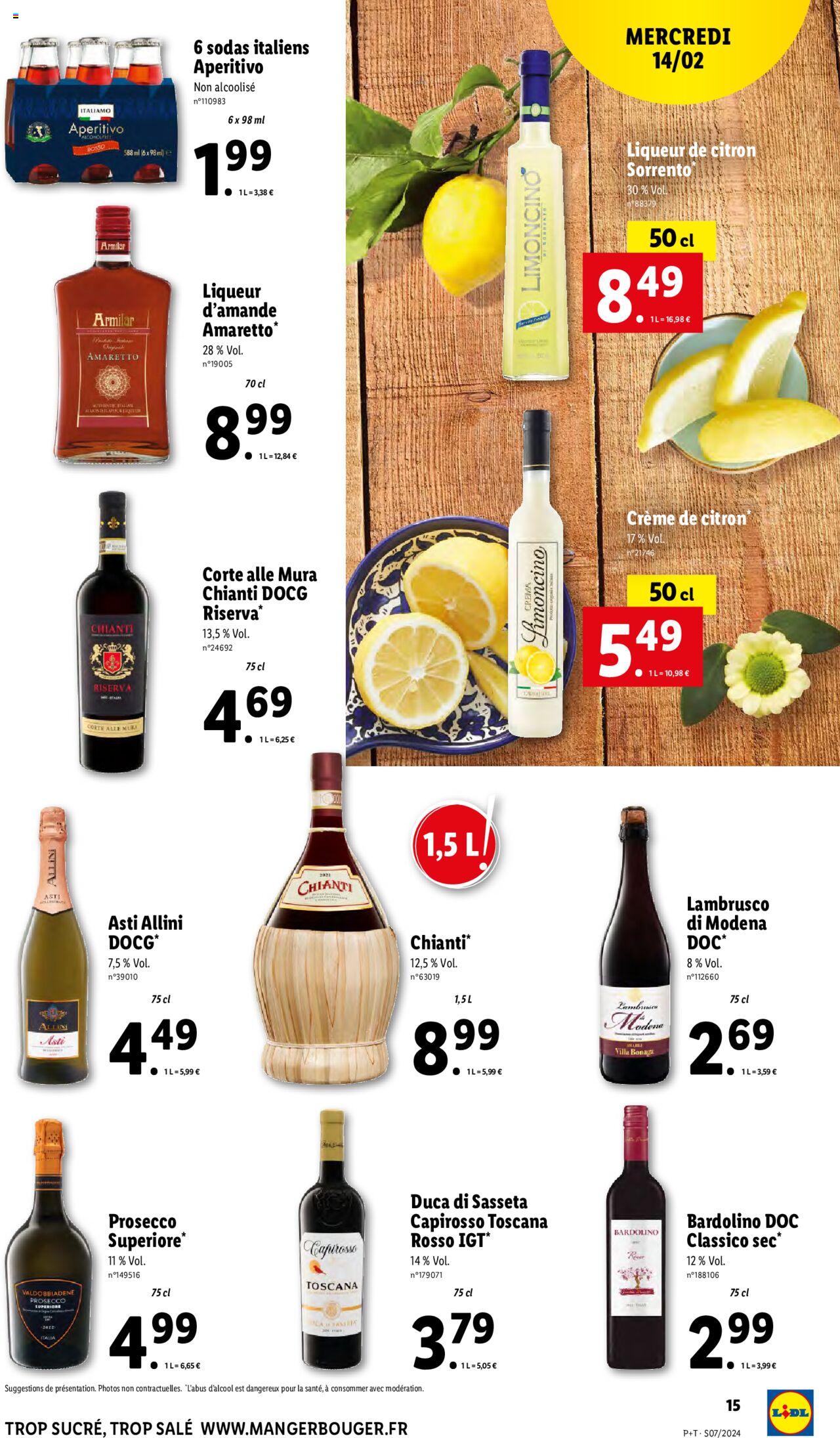 Catalogue Lidl 14 – 20 Février 2024 Page 15