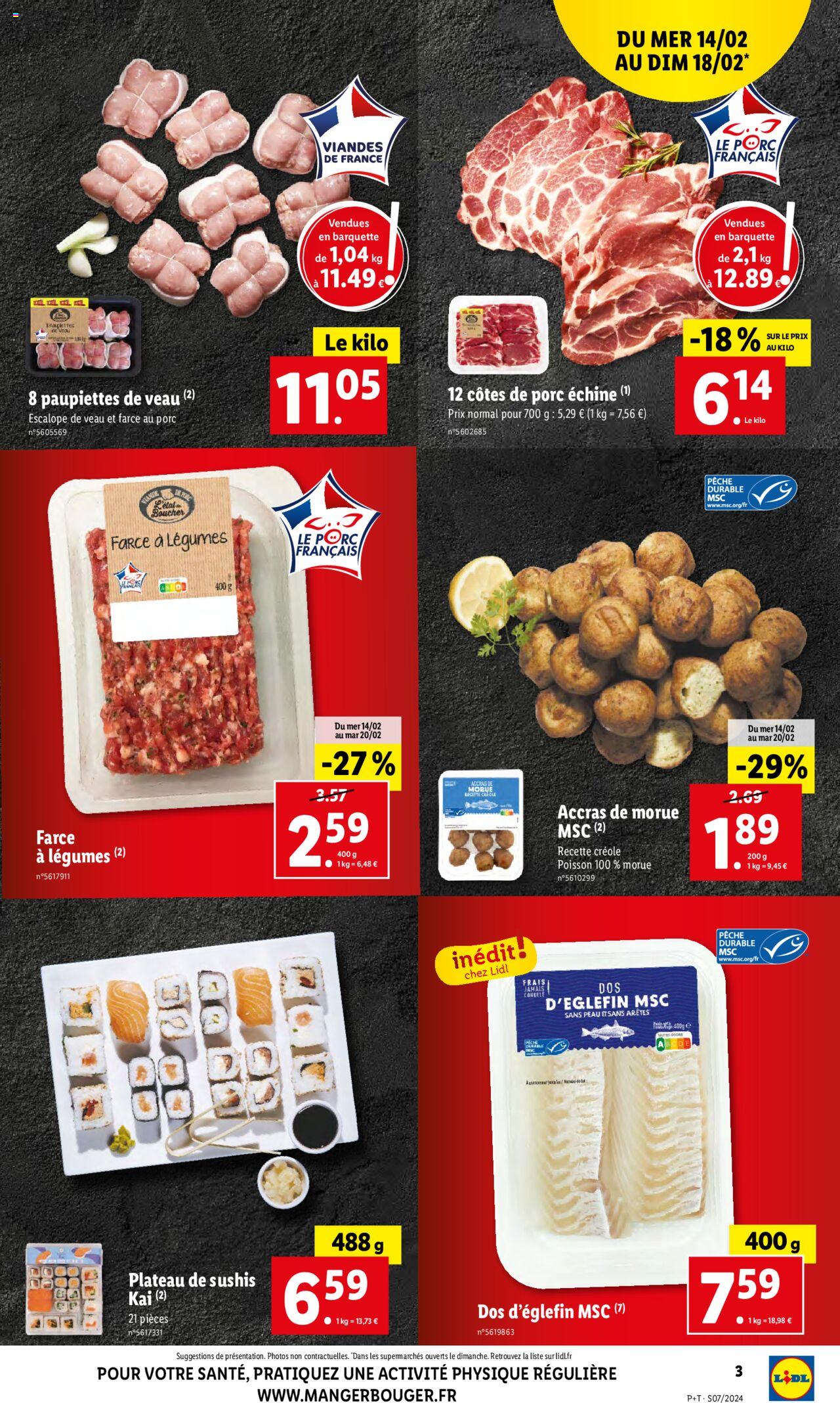 Catalogue Lidl 14 – 20 Février 2024 Page 3