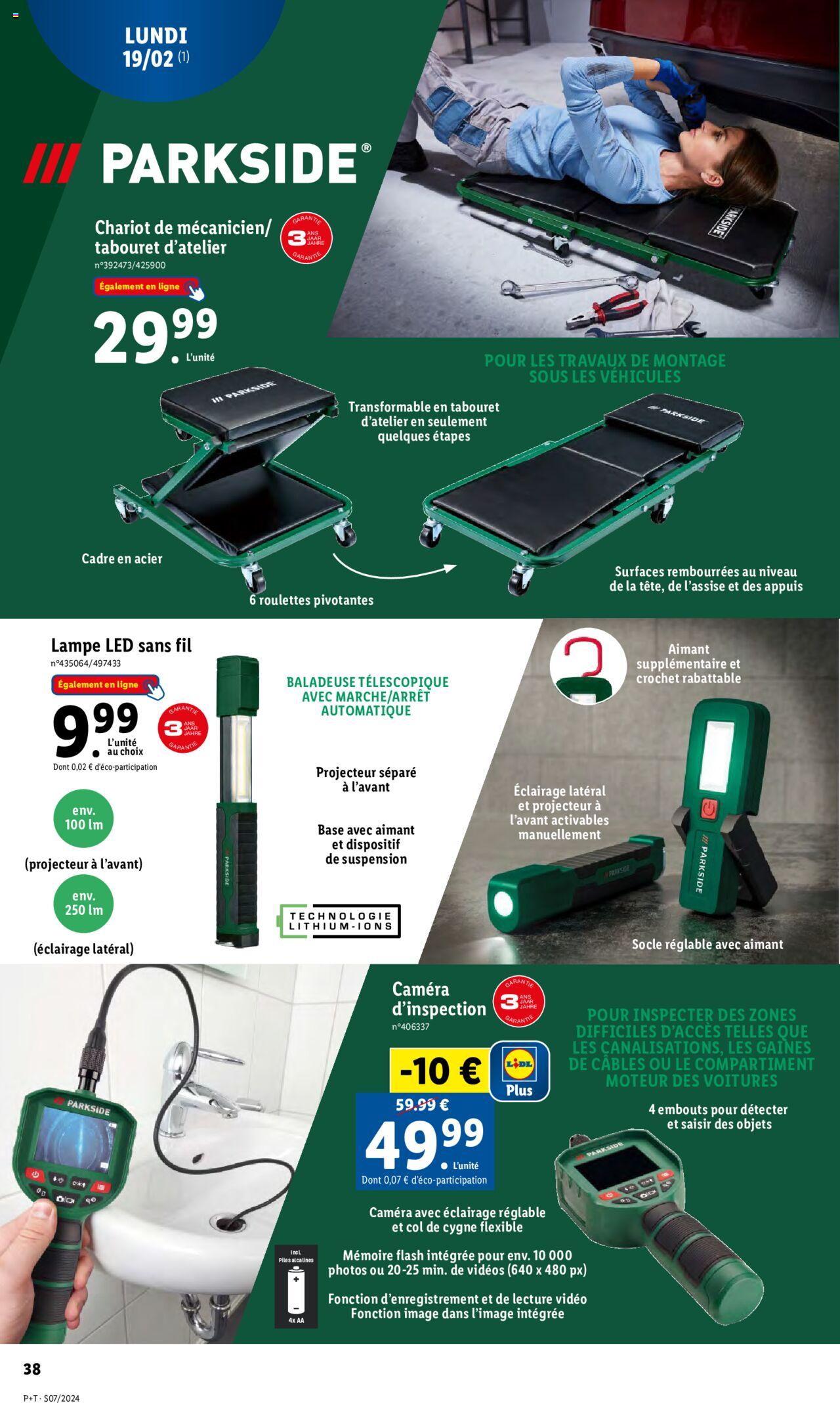 Catalogue Lidl 14 – 20 Février 2024 Page 38