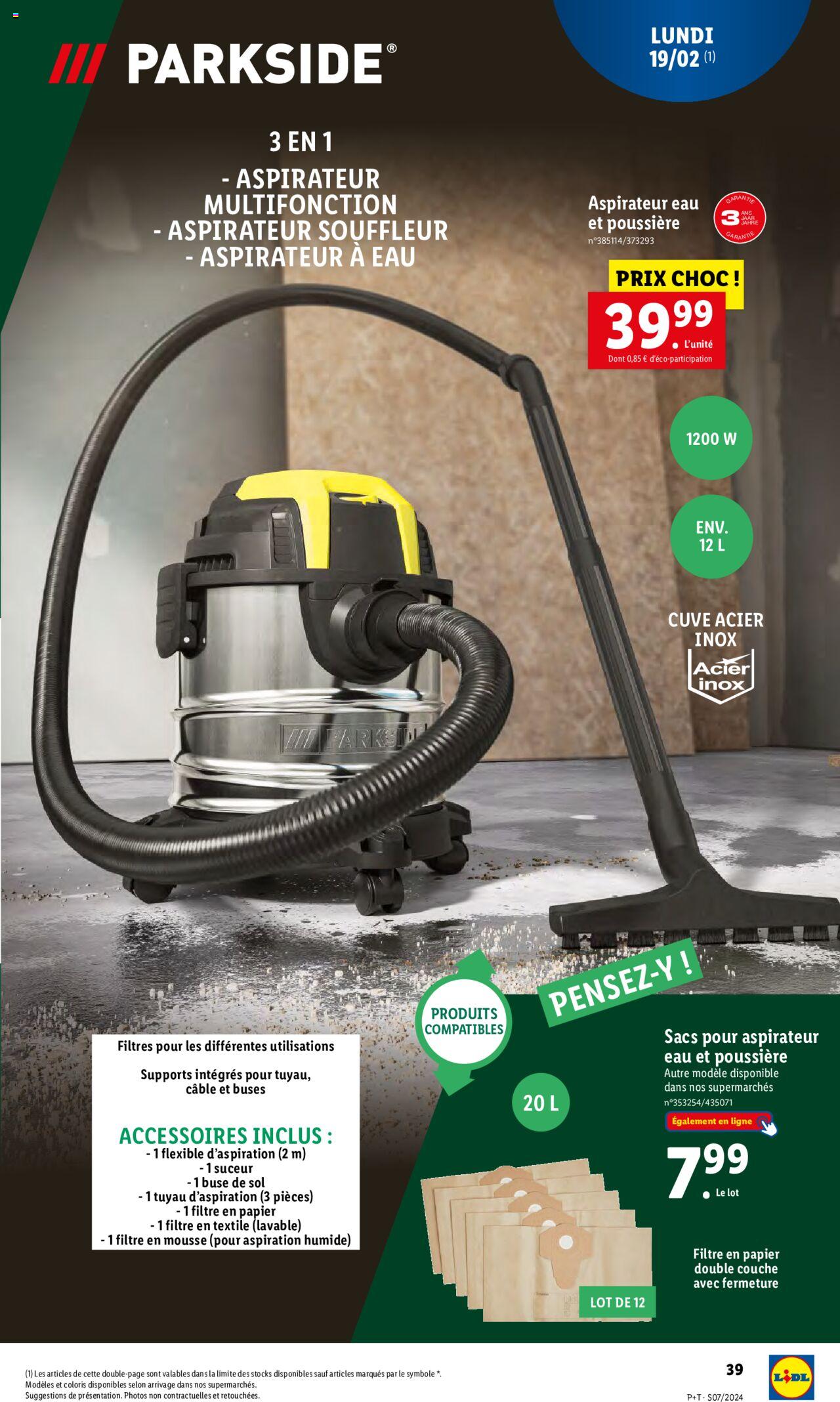Catalogue Lidl 14 – 20 Février 2024 Page 39