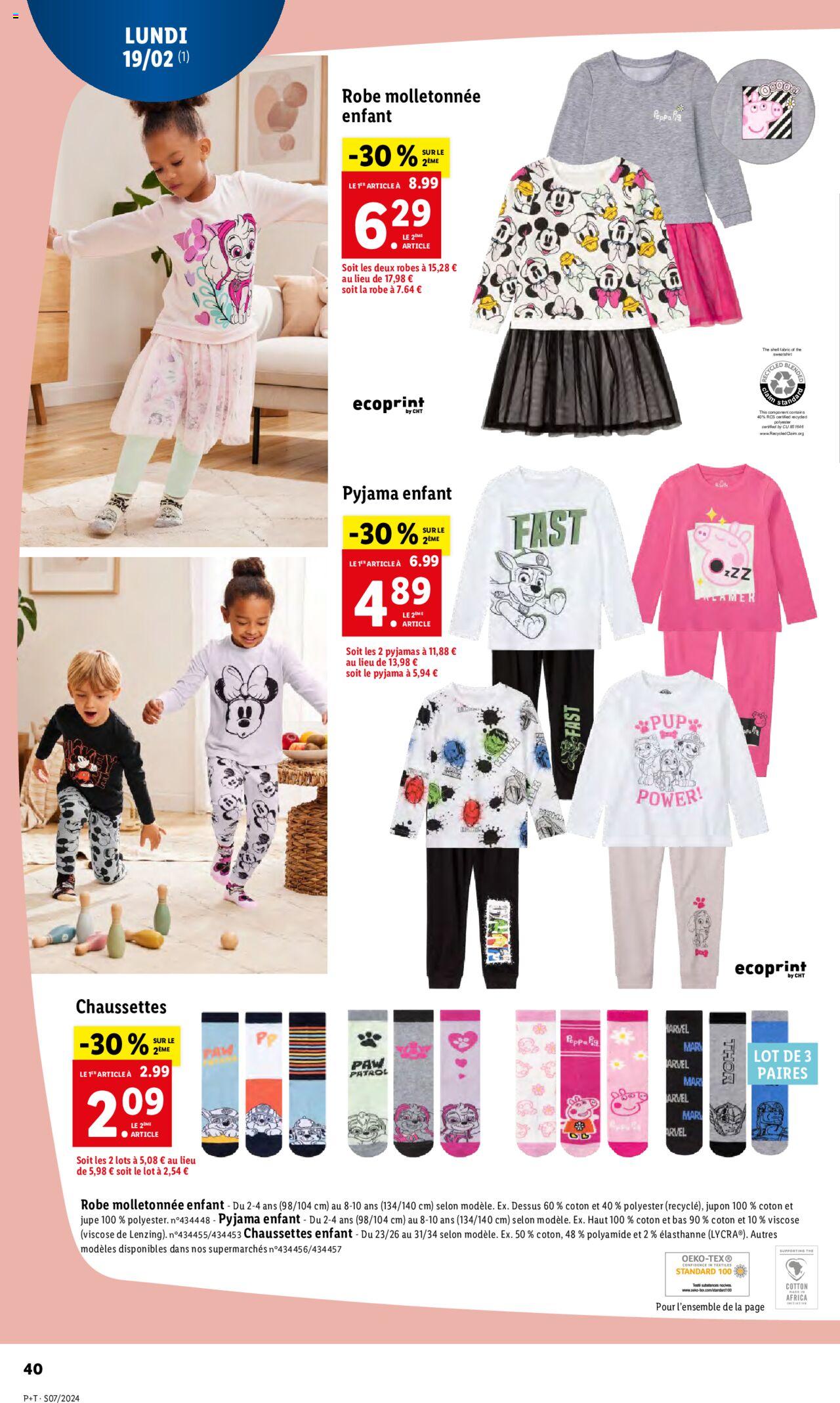 Catalogue Lidl 14 – 20 Février 2024 Page 40