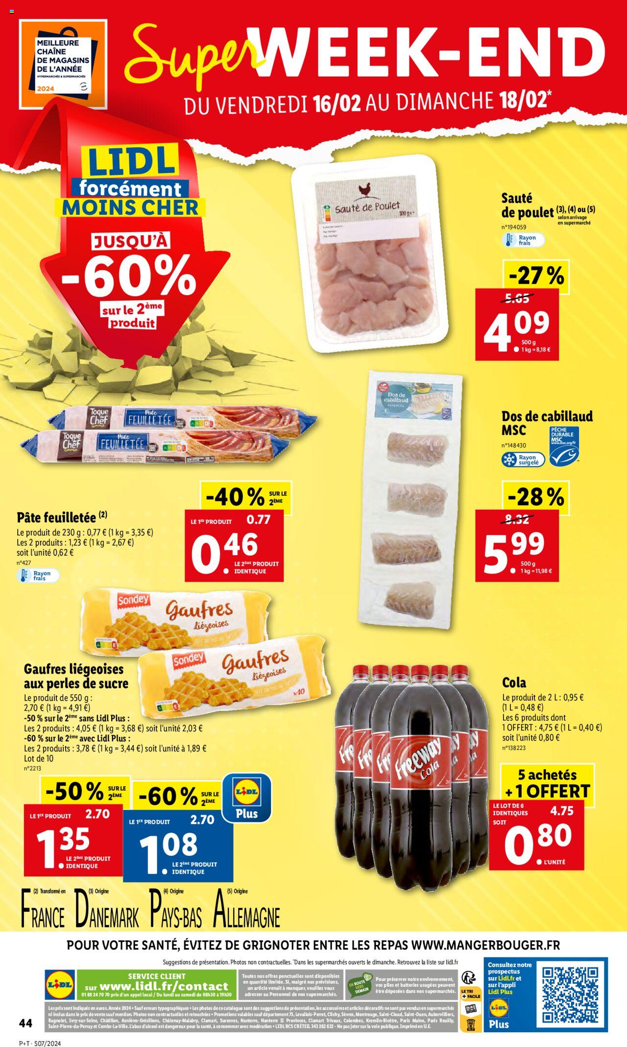 Catalogue Lidl 14 – 20 Février 2024 Page 44