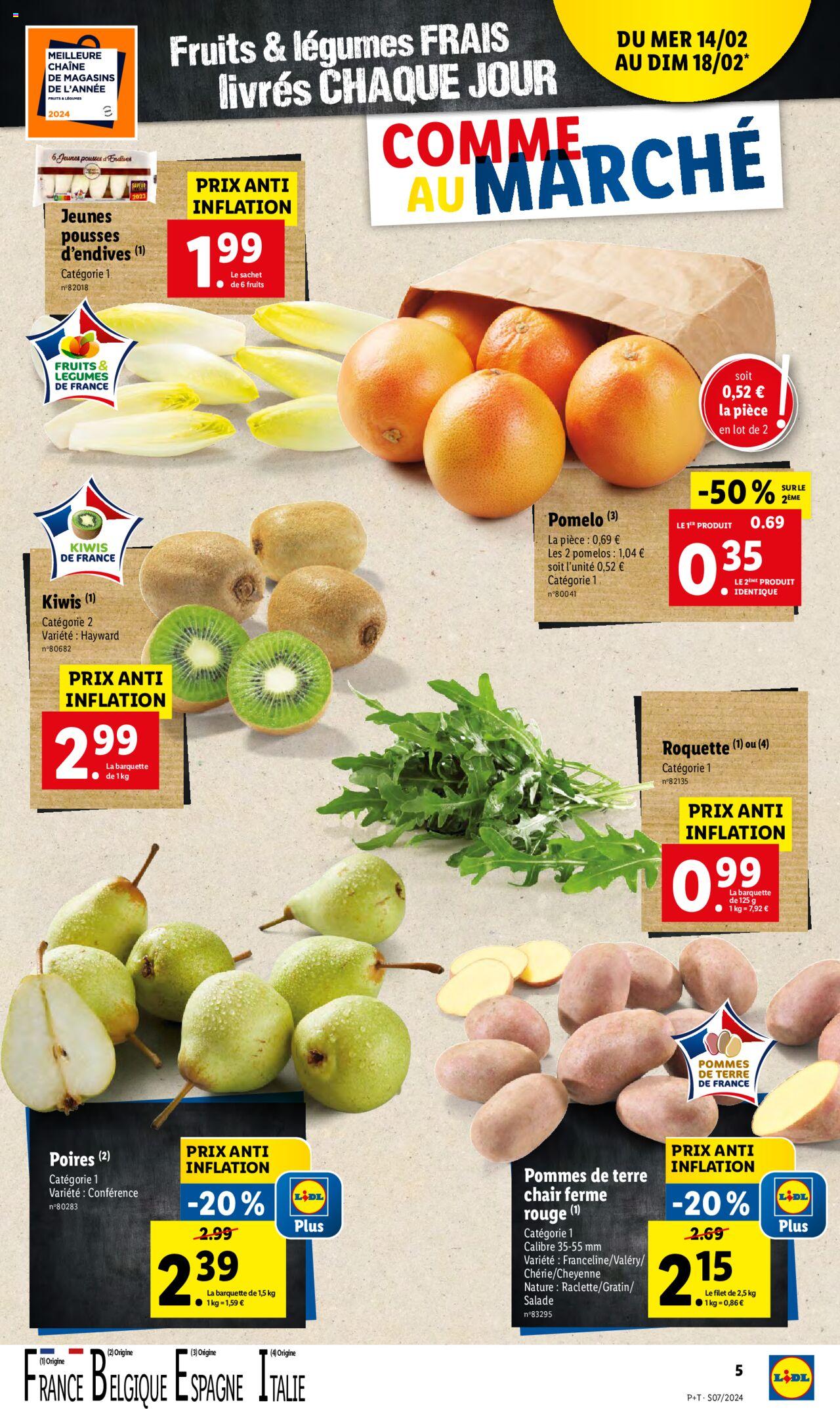 Catalogue Lidl 14 – 20 Février 2024 Page 5