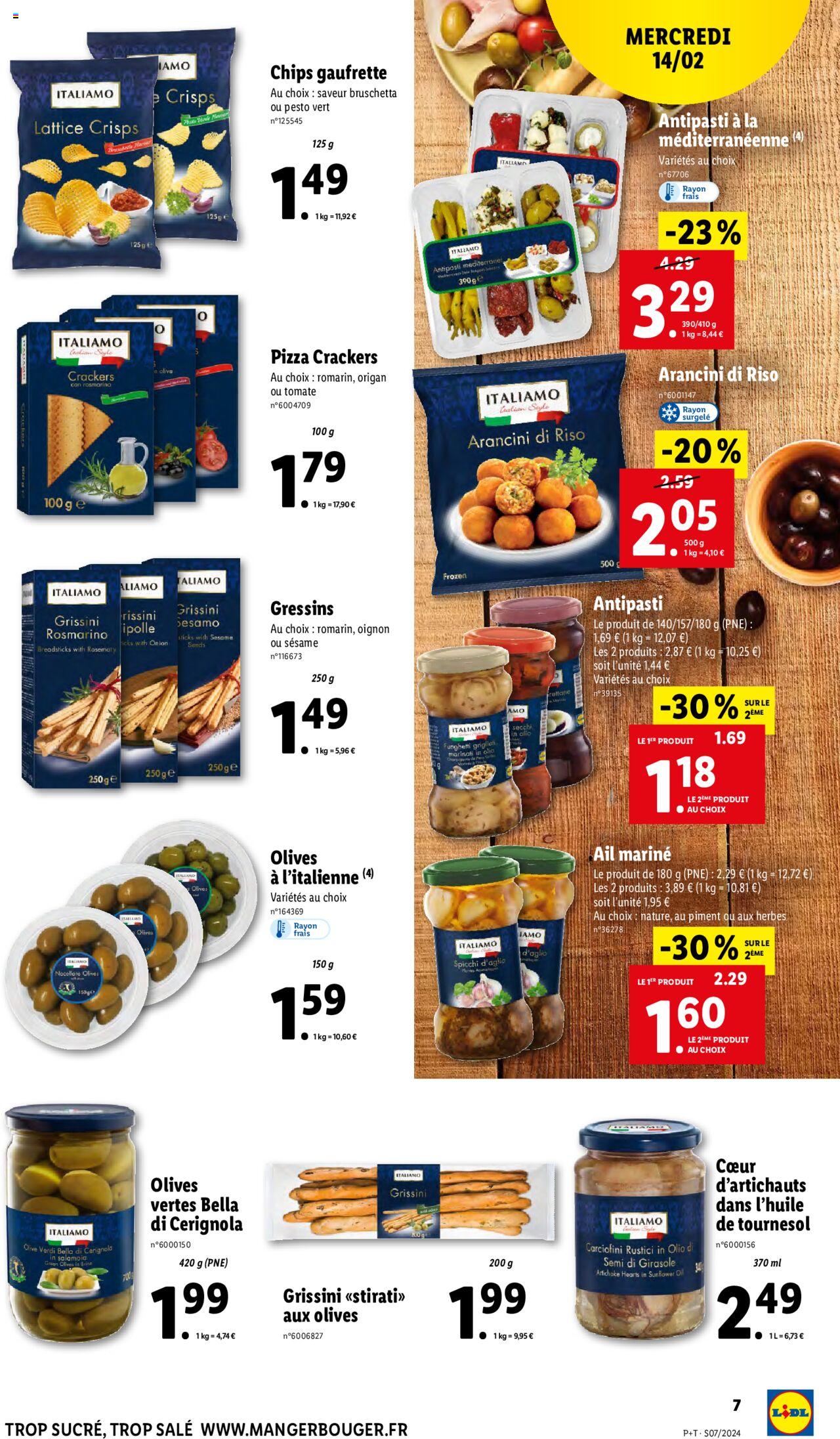 Catalogue Lidl 14 – 20 Février 2024 Page 7