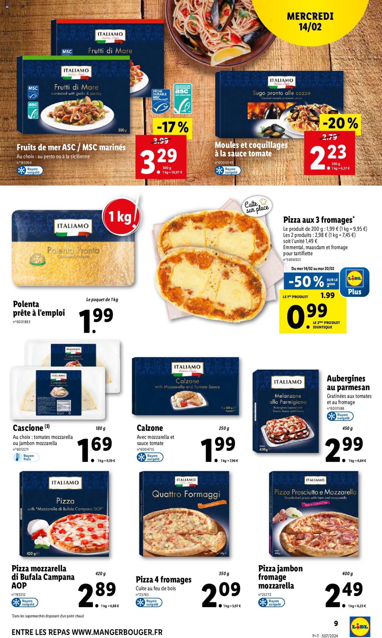 Catalogue Lidl 14 – 20 Février 2024 Page 9