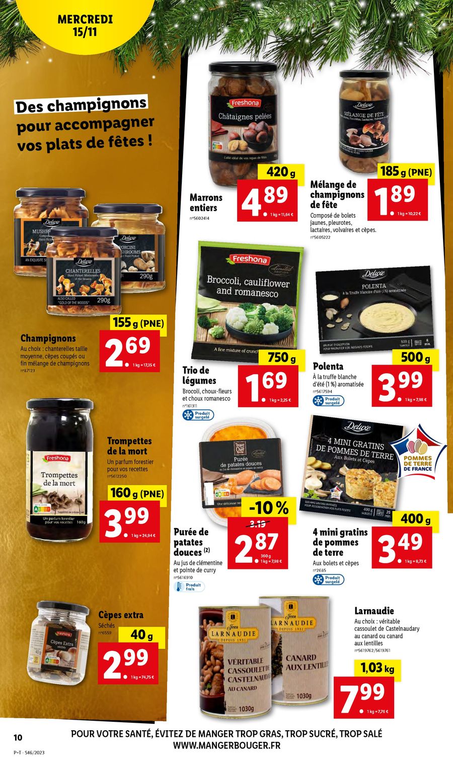 Catalogue Lidl 16 – 21 Novembre 2023 Page 10